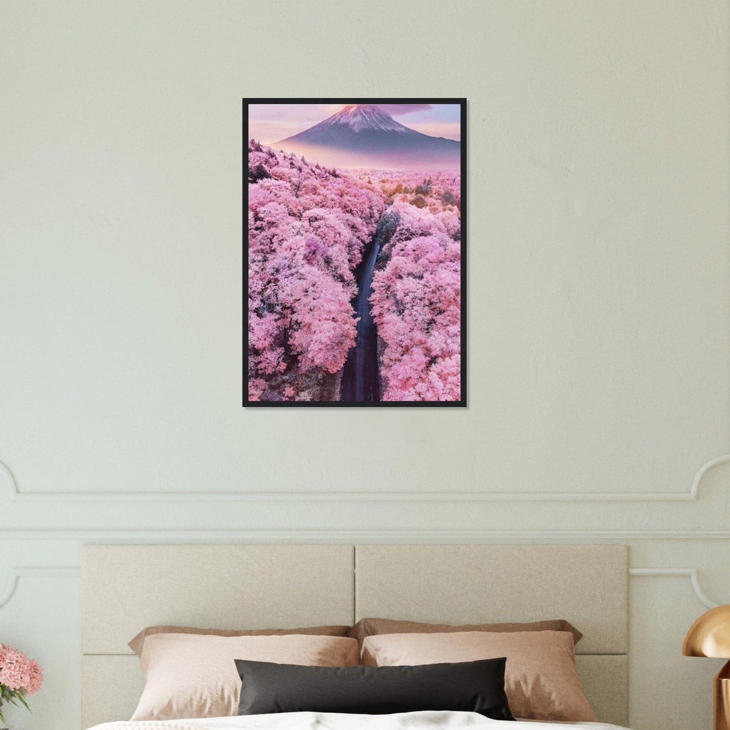 Canvanation Print Material 50x70 cm / 20x28″ Tableau Fleurs De Cerisier Arbre Japon