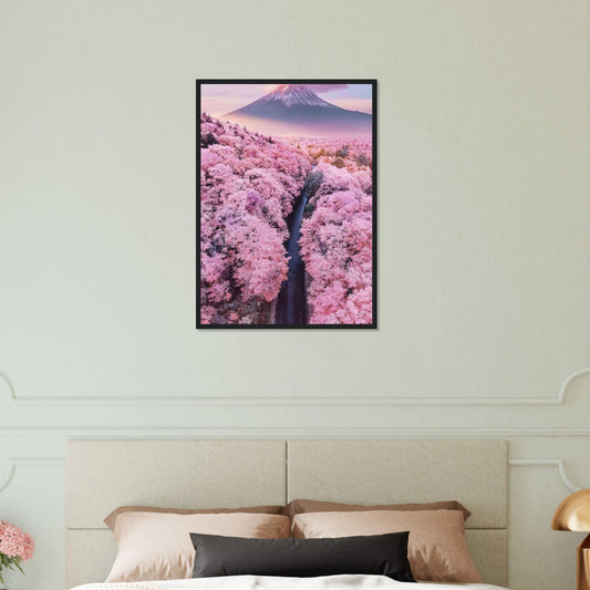 Canvanation Print Material 50x70 cm / 20x28″ Tableau Fleurs De Cerisier Arbre Japon
