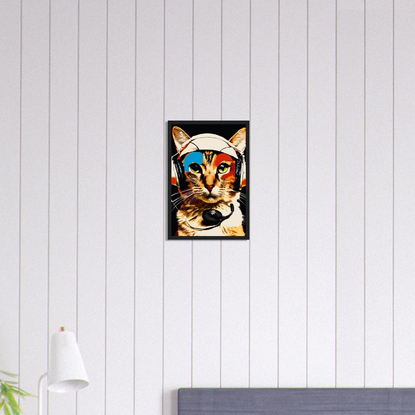 Canvanation Print Material 30x45 cm / 12x18″ Tableau Chat Ombre Et Lumière