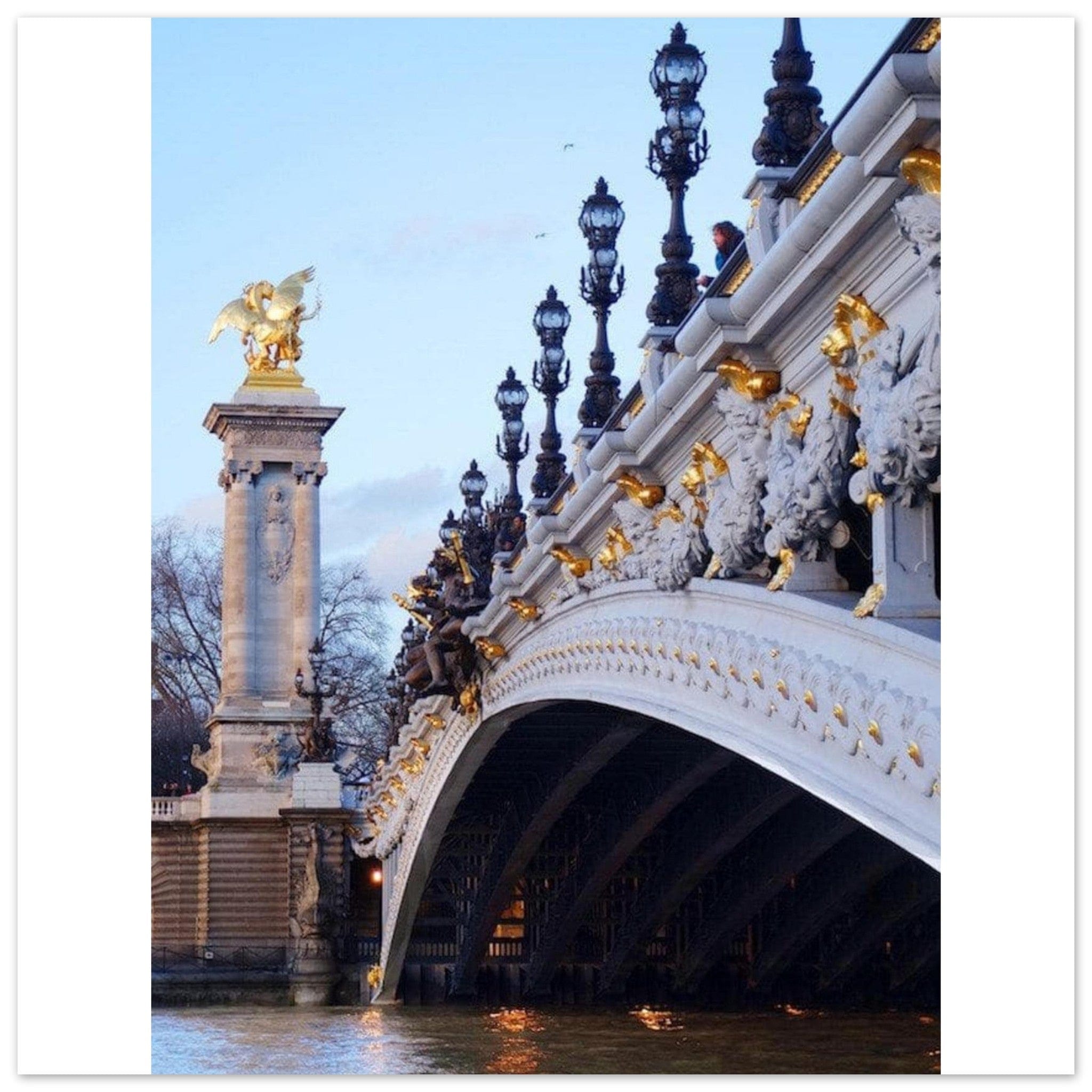 Canvanation Print Material 45x45 cm / 18x18″ Affiche Pont Paris