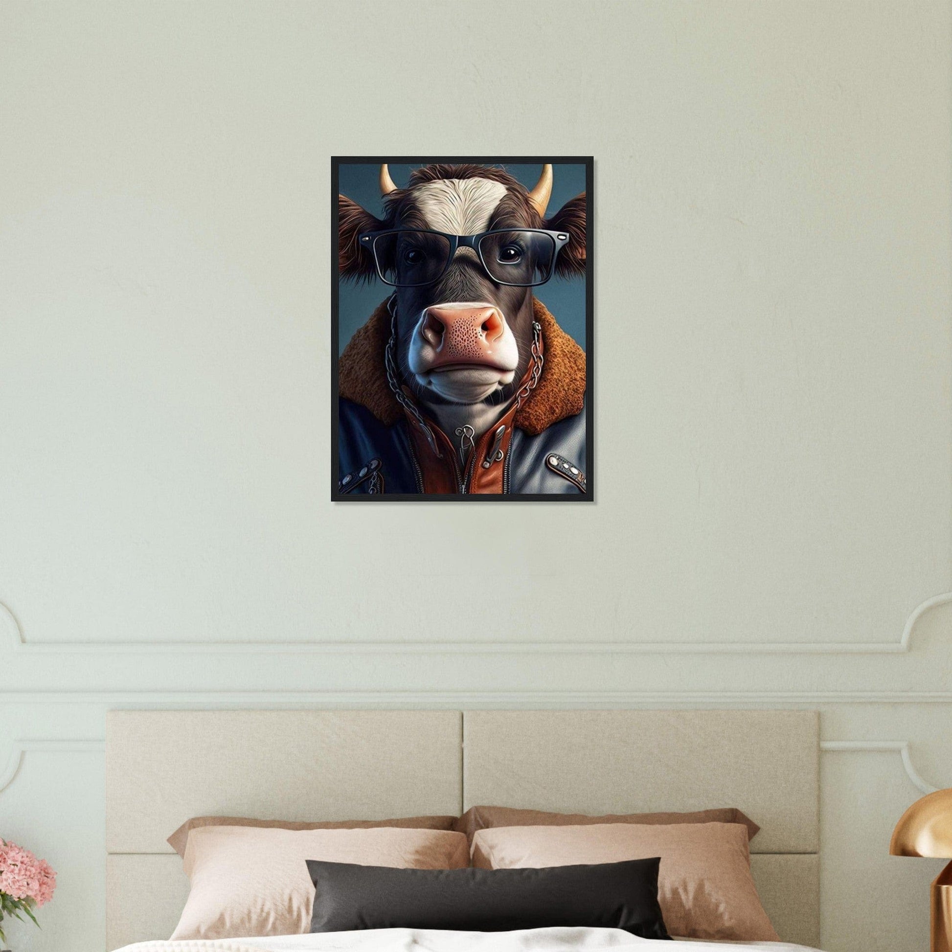 Canvanation Print Material Tableau Vache Rigolo