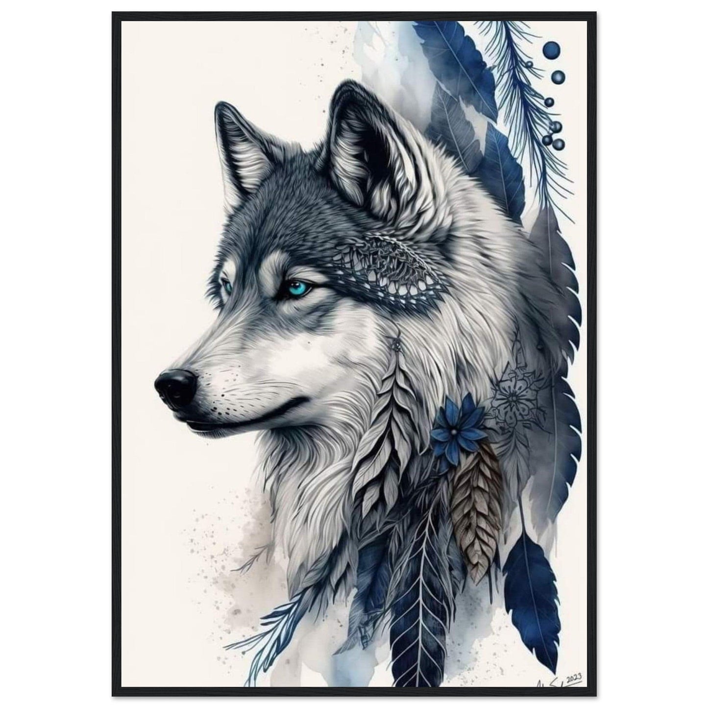 Gelato Print Material 70x100 cm / 28x40″ Tableau Loup Nord