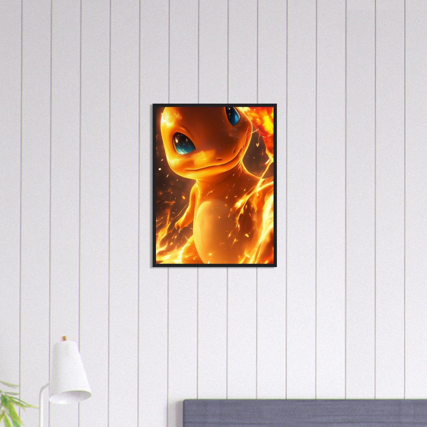 Canvanation Print Material 45x60 cm / 18x24″ Tableau Pokémon Salameche