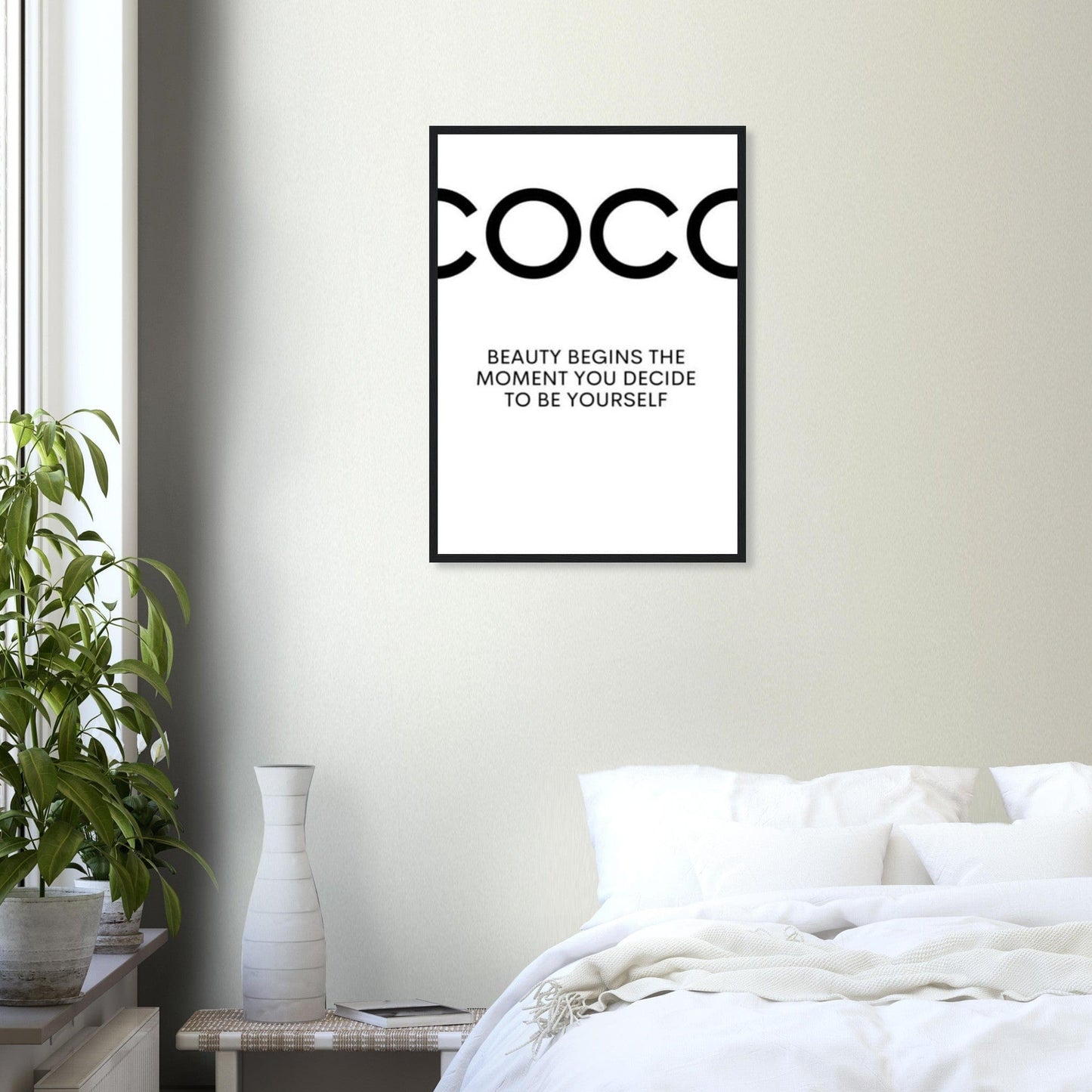 Canvanation 2 / 60x90 cm / 24x36″ / Avec Cadre Tableau Marque De Luxe Coco Chanel