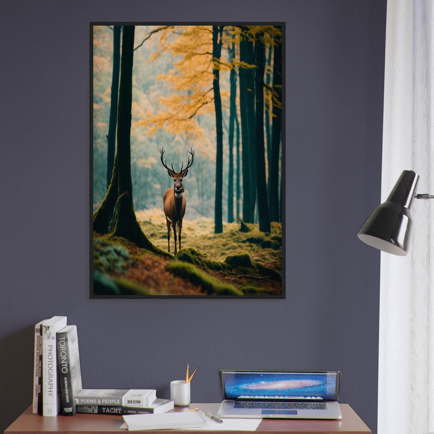 Canvanation Print Material Tableau Cerf Majesté Sylvestre