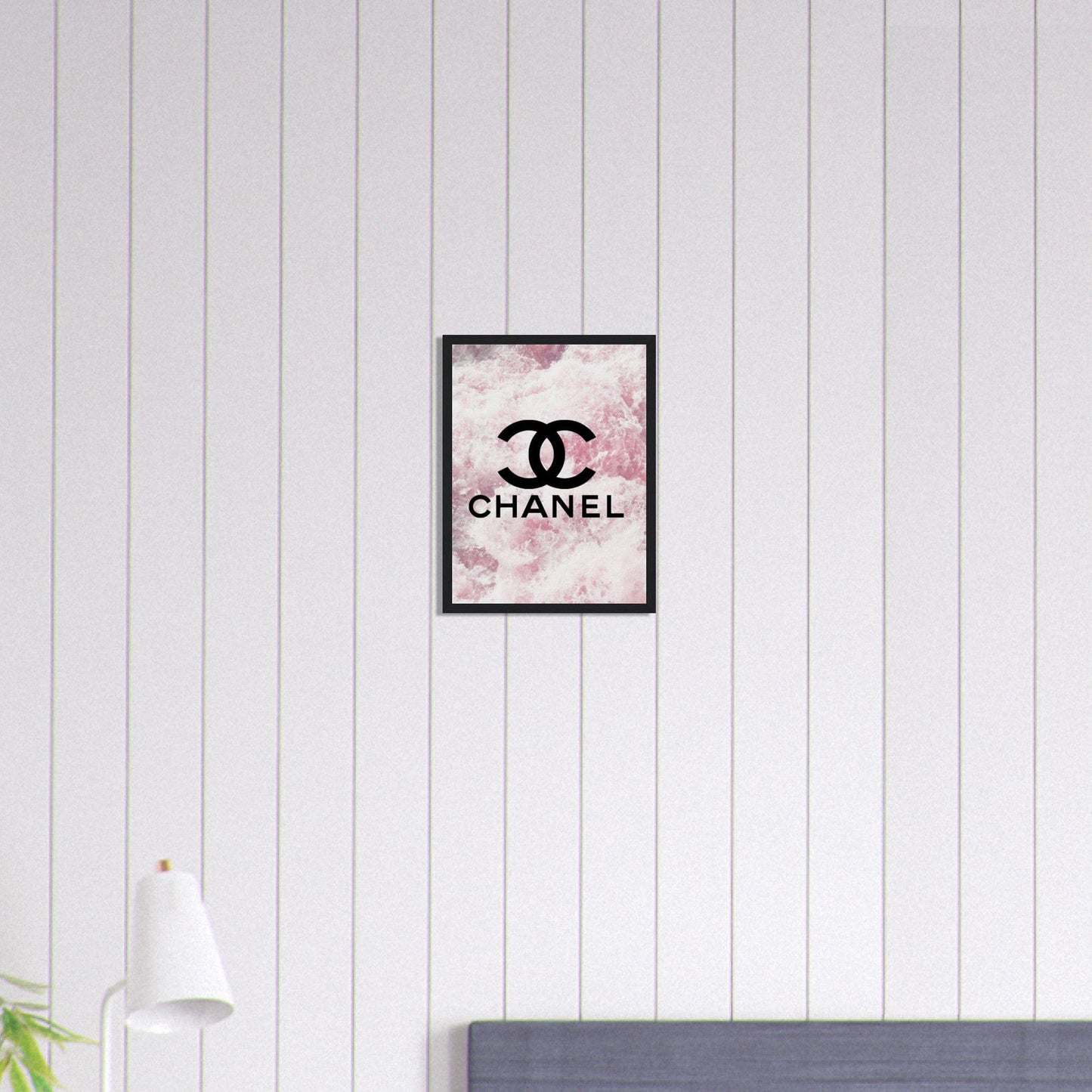 Canvanation Print Material 30x40 cm / 12x16″ Tableau Chanel Fond Mer Rose