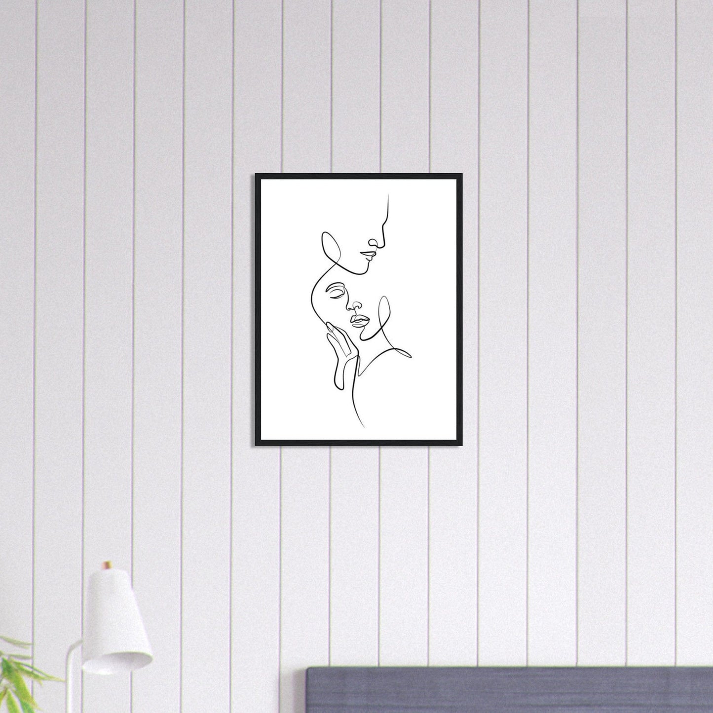 Canvanation Print Material 45x60 cm / 18x24″ Tableau Couple Passion en couleurs