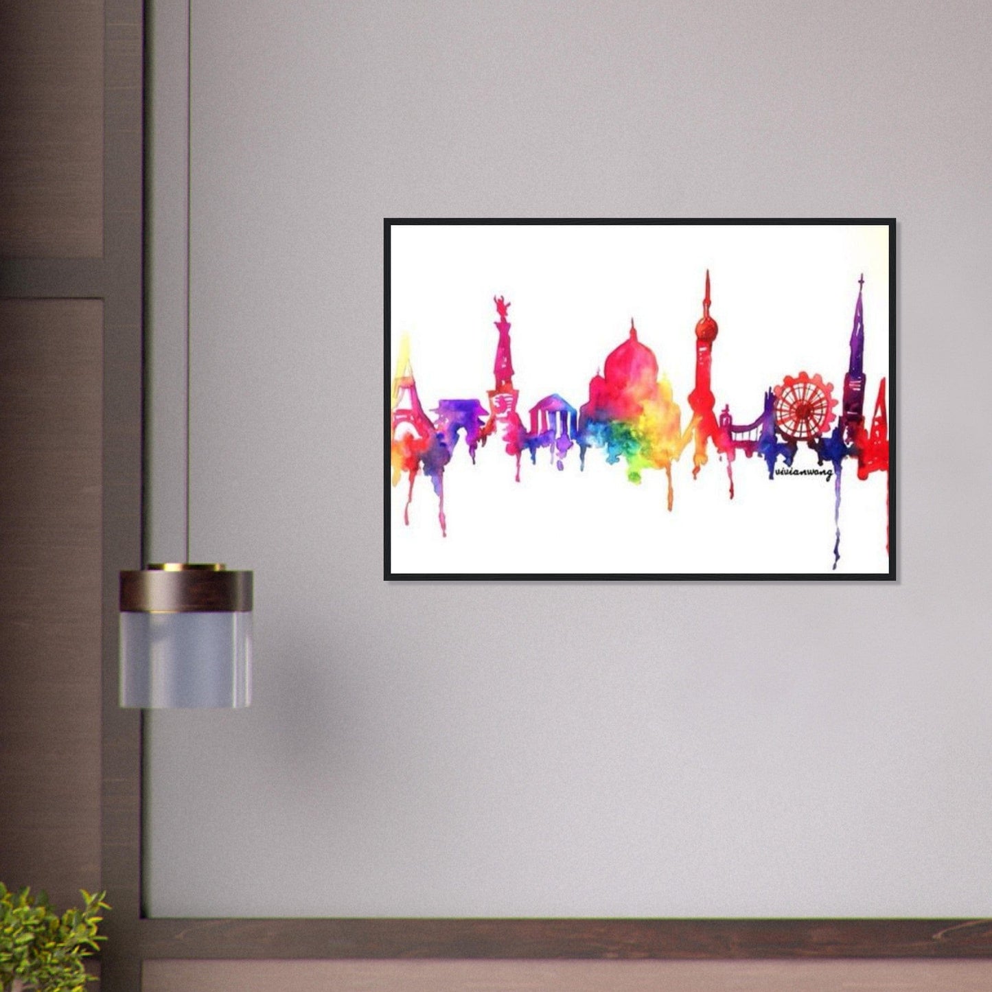 Canvanation Print Material Tableau Planisphere Du Monde - Univers Terrestre