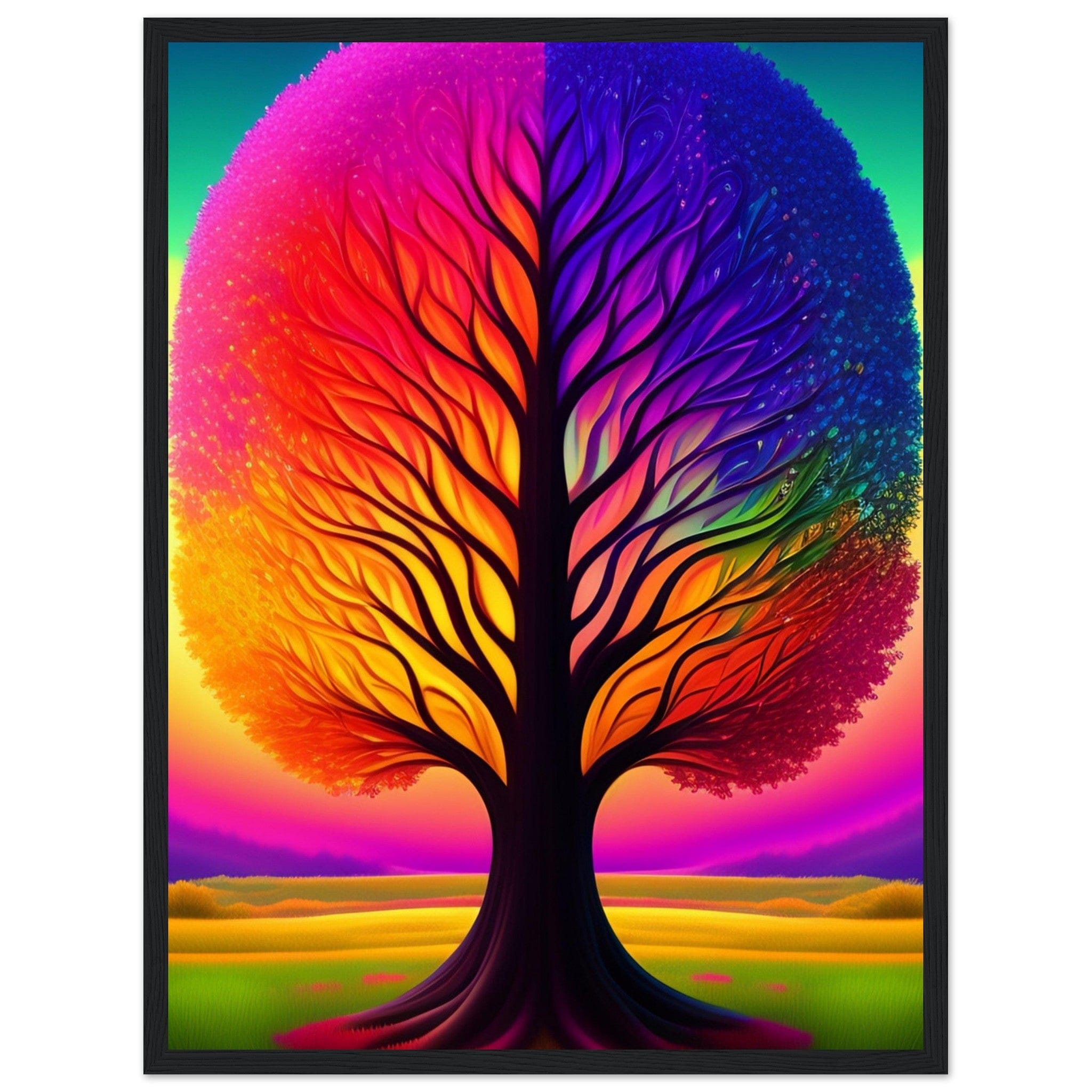 Canvanation Print Material Tableau Arbre Les Racines de la Vie