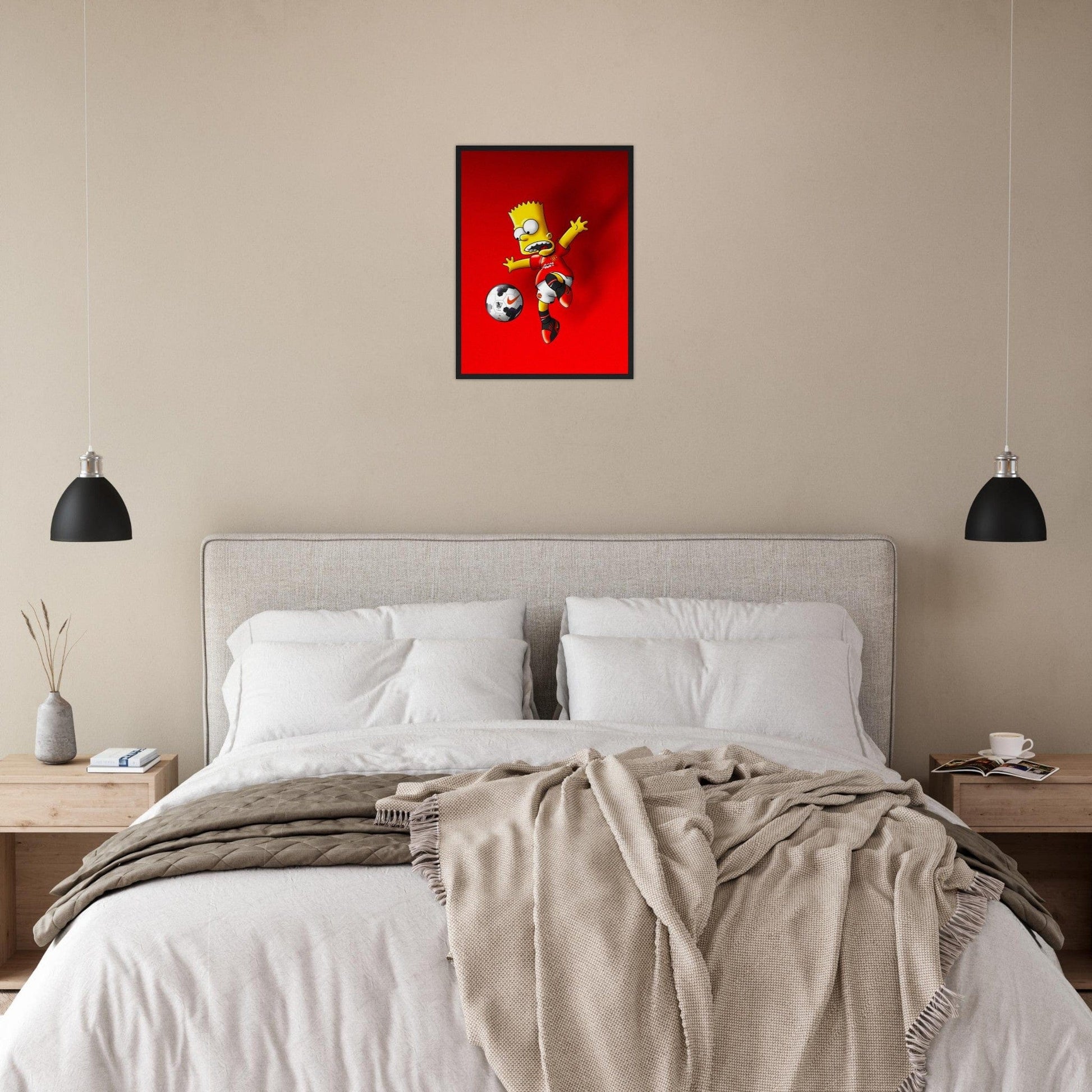 Canvanation Print Material Tableau Football Simpson