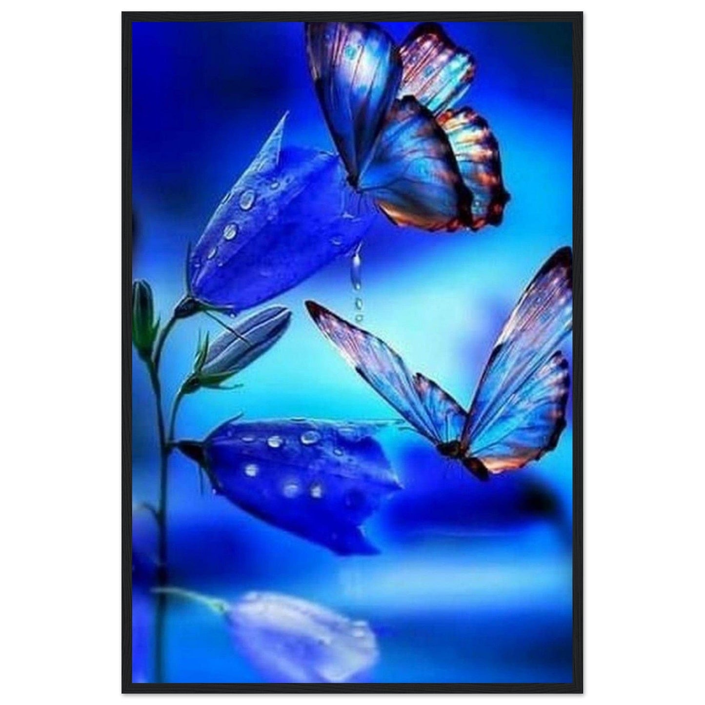 Gelato Print Material 60x90 cm / 24x36″ Tableau Avec Des Papillons
