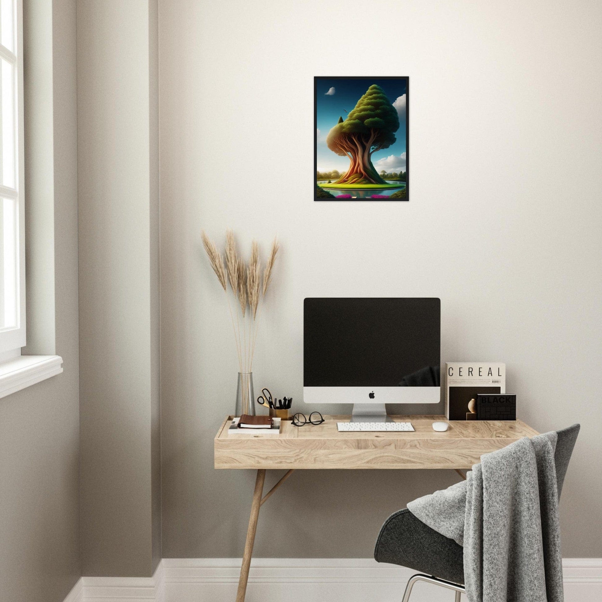 Canvanation Print Material Tableau Arbre Relief