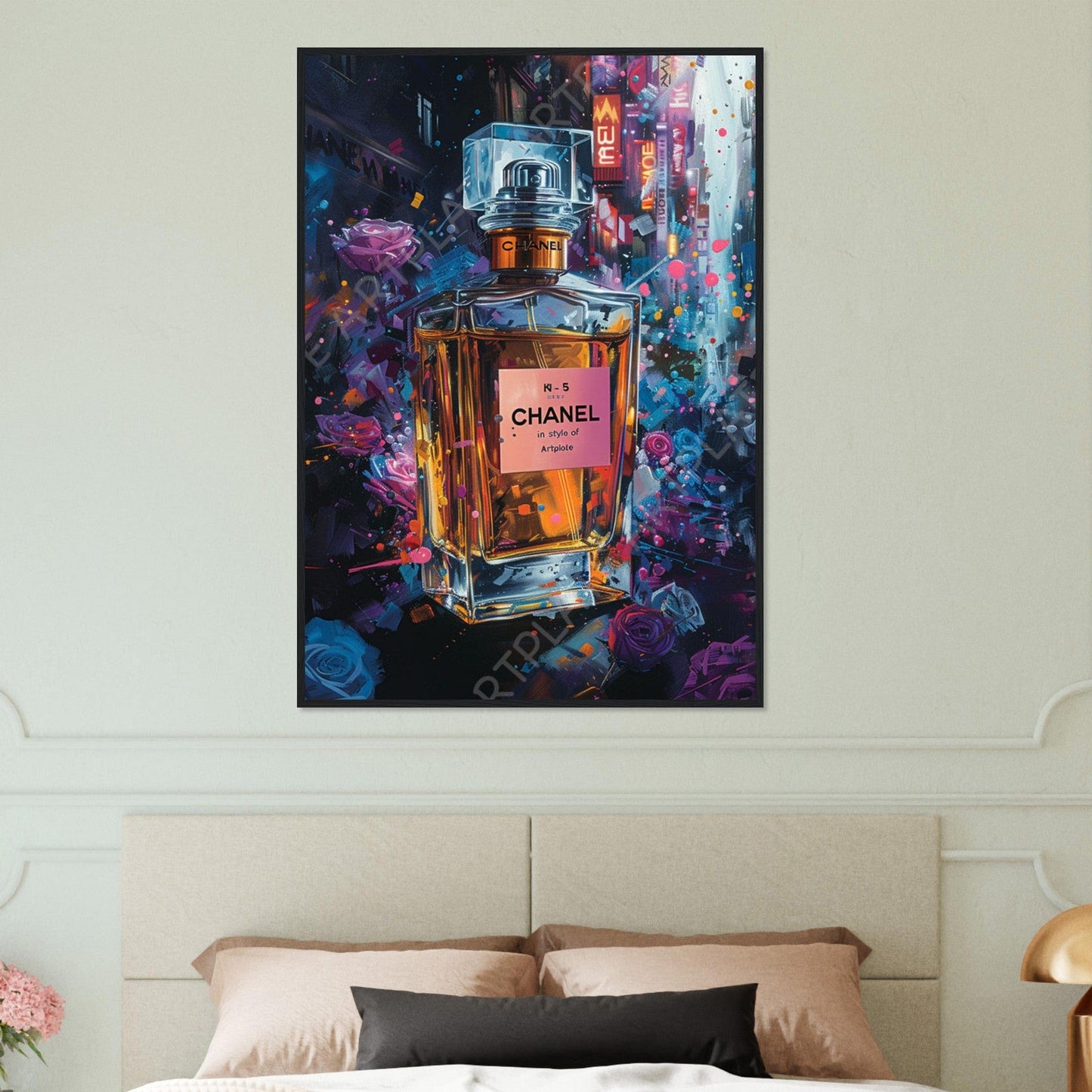 Canvanation Print Material Tableau Chanel Numéro 5 Parfum Orange