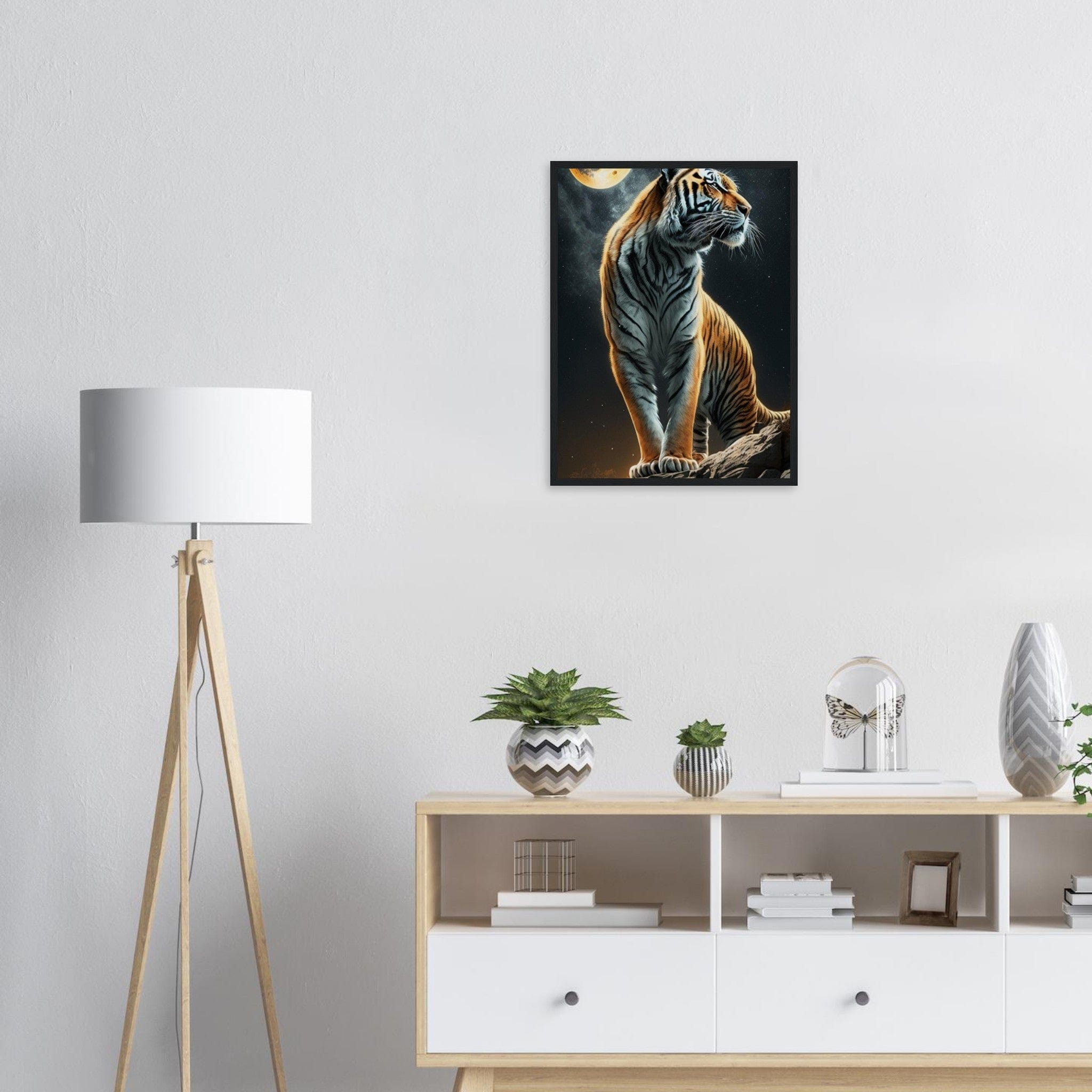 Canvanation Print Material Tableau Tigre Couleur