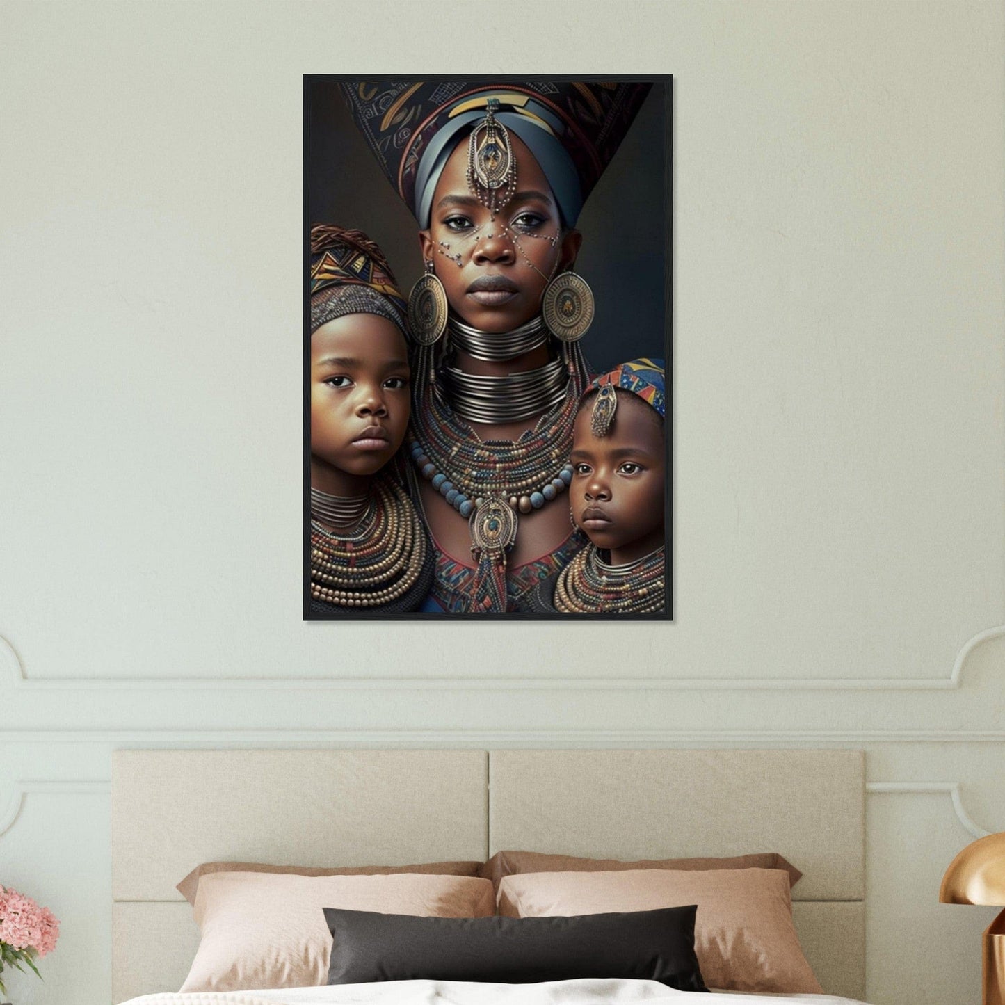 Canvanation Print Material 60x90 cm / 24x36″ Tableau Africain Peinture