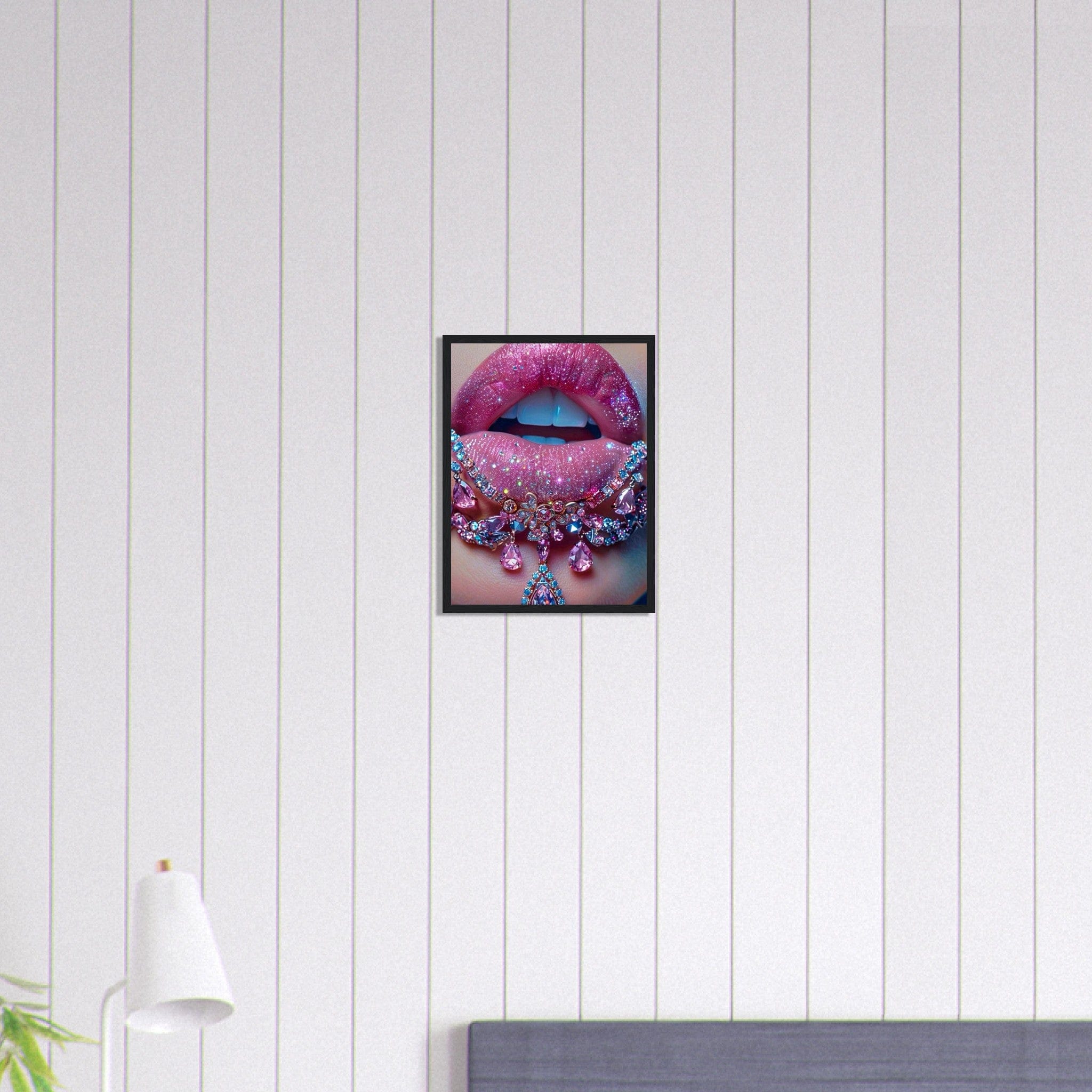 Canvanation Print Material 30x40 cm / 12x16″ Tableau Levres Brillant