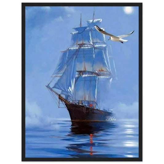 Gelato Print Material 45x60 cm / 18x24″ Tableau De Bateau En Mer