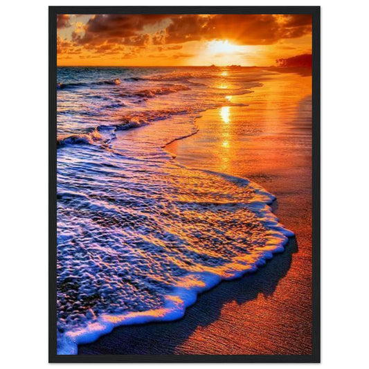 Gelato Print Material 45x60 cm / 18x24″ Tableau Coucher De Soleil Sur L'Adriatique