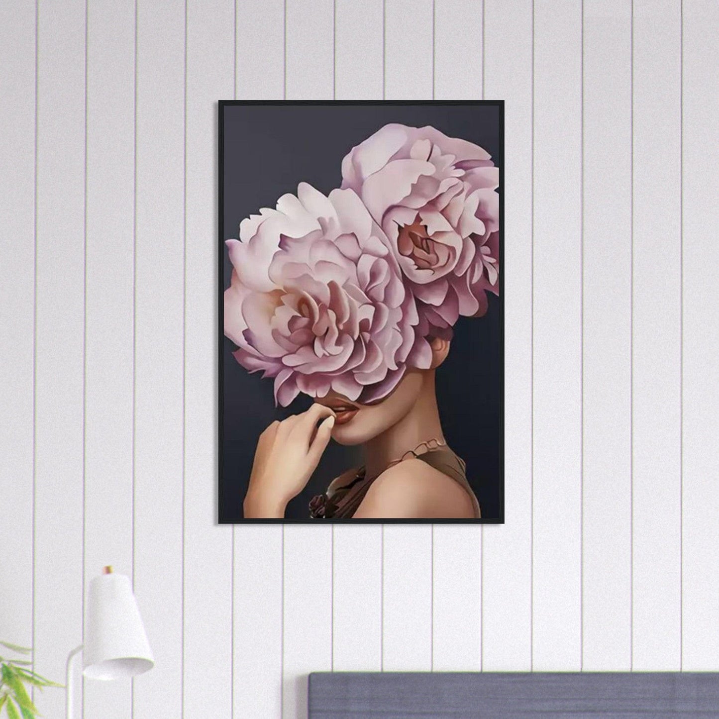 Canvanation Print Material 60x90 cm / 24x36″ Tableau Femme Fleurs Cheveux