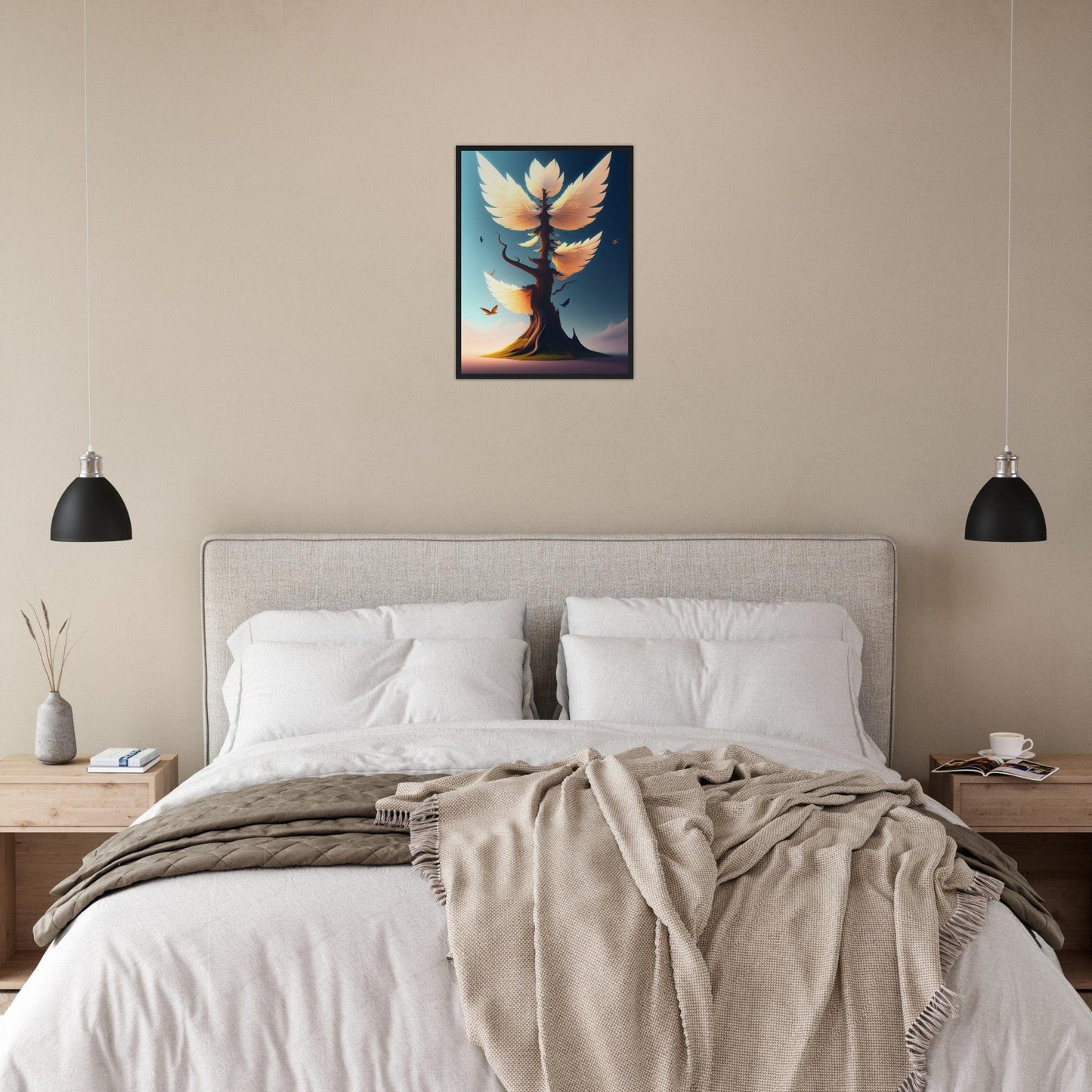 Canvanation Print Material Tableau Arbre De Vie Symbiose Urbaine