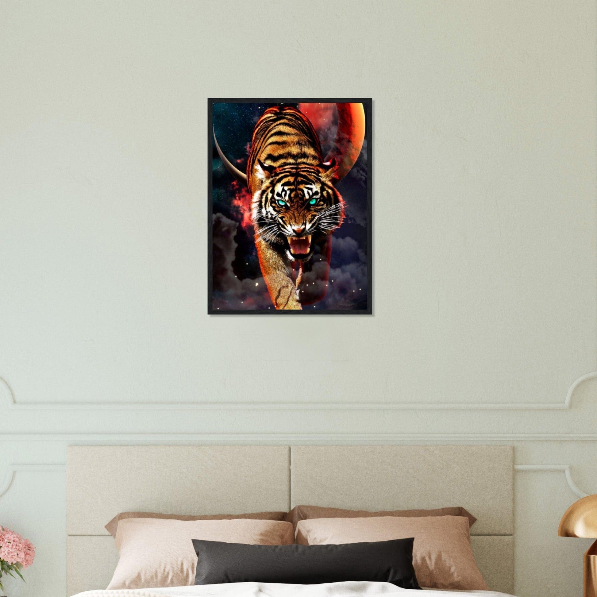 Canvanation Print Material Tableau Tigre Pop Art