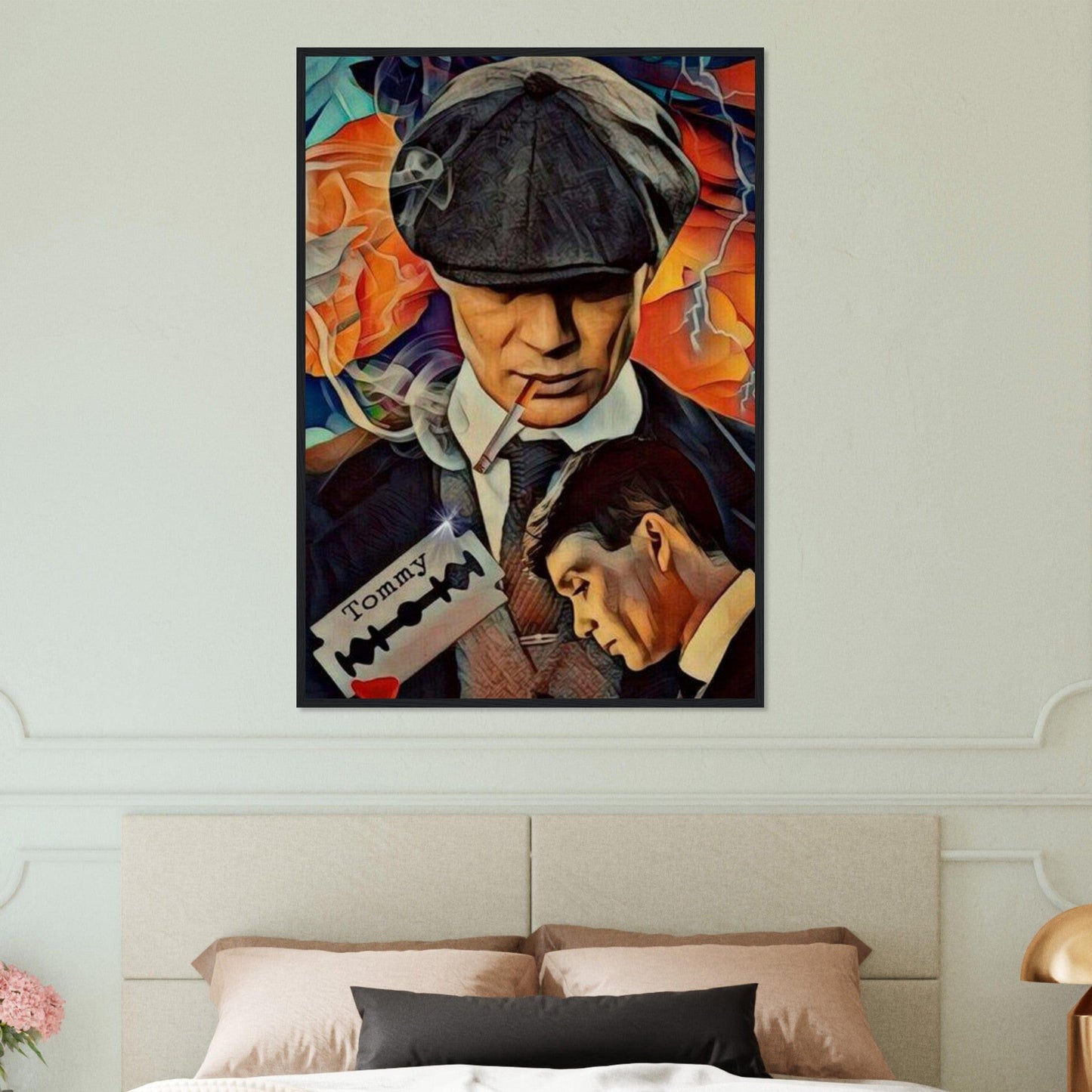 Canvanation Print Material 70x100 cm / 28x40″ Tableau Peaky Blinder Thomas
