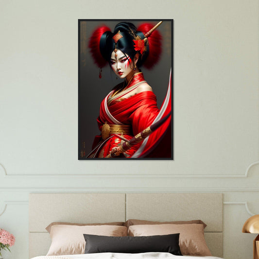 Canvanation Print Material 60x90 cm / 24x36″ Tableau Kabuki Japon Kimono