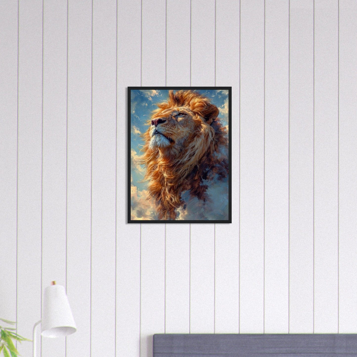 Canvanation Print Material 45x60 cm / 18x24″ Lion Tableau Ciel