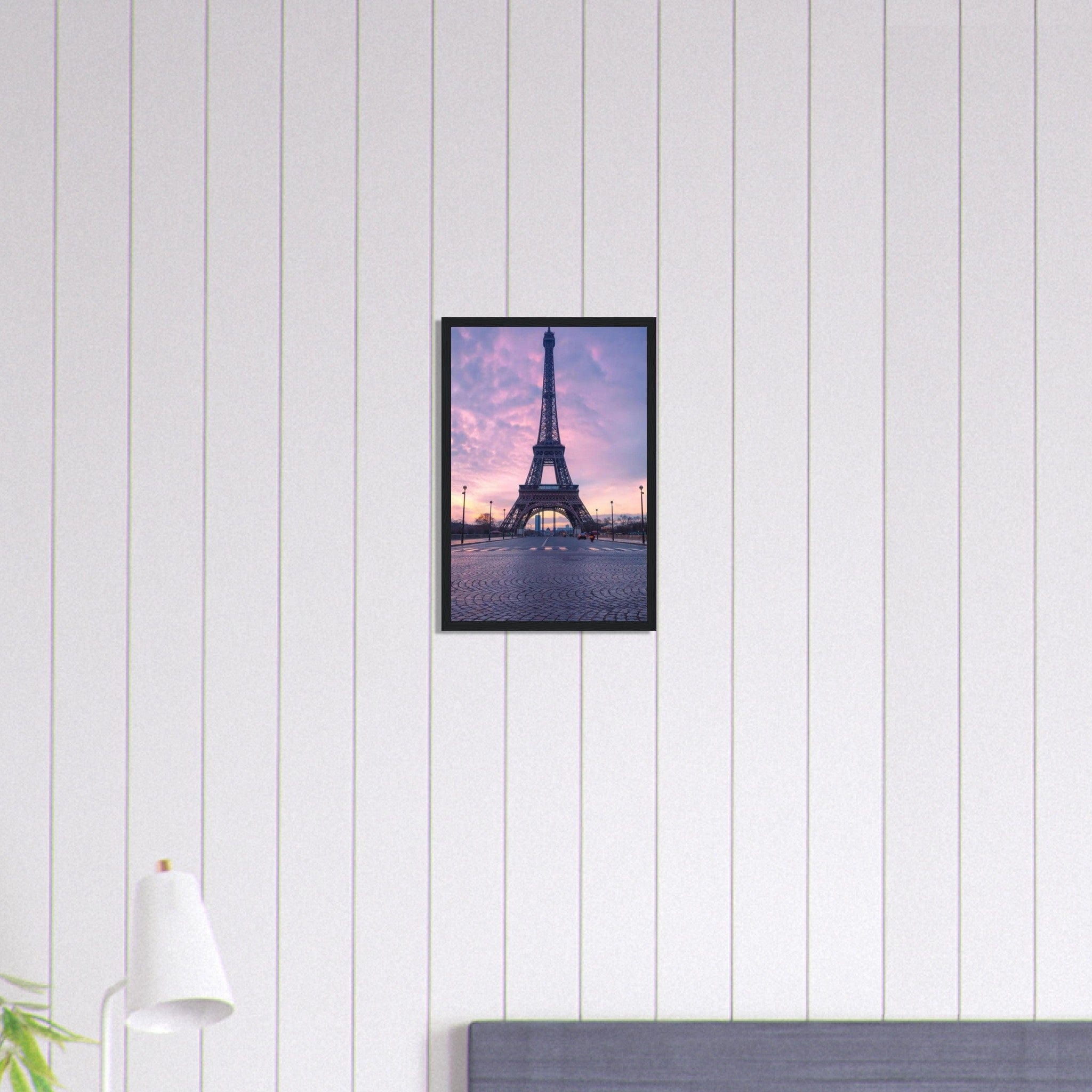 Canvanation Print Material 30x45 cm / 12x18″ Tableau Paris Tour Eiffel Route