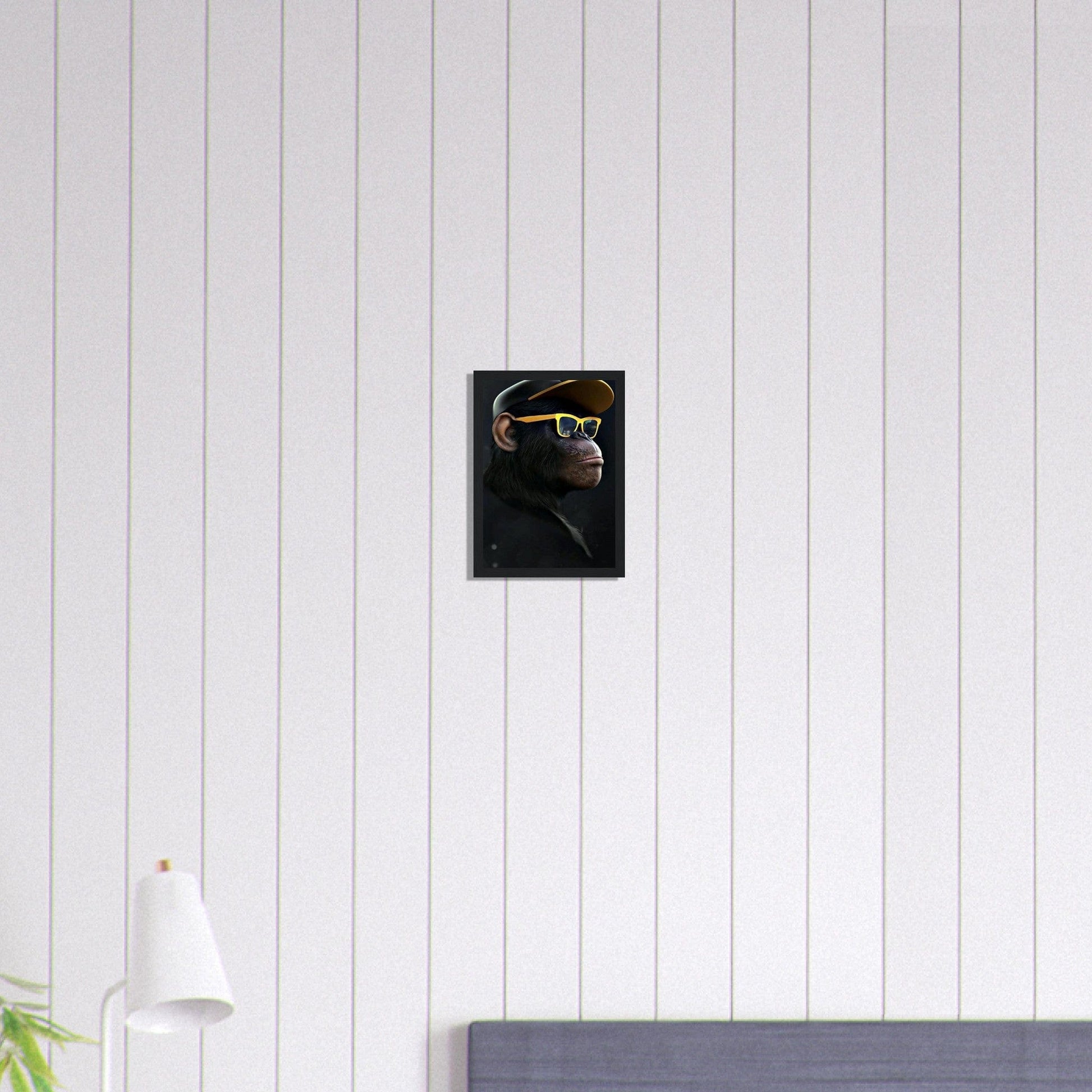 Canvanation Print Material A4 21x29.7 cm / 8x12″ Tableau Singe Lunette