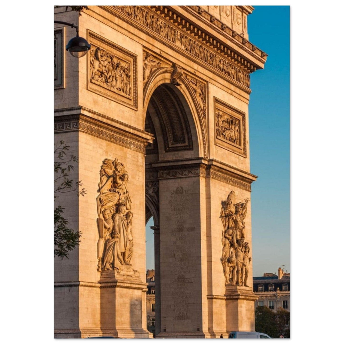 Canvanation Print Material A0 (84.1 x 118.9  cm) Affiche Arc Paris