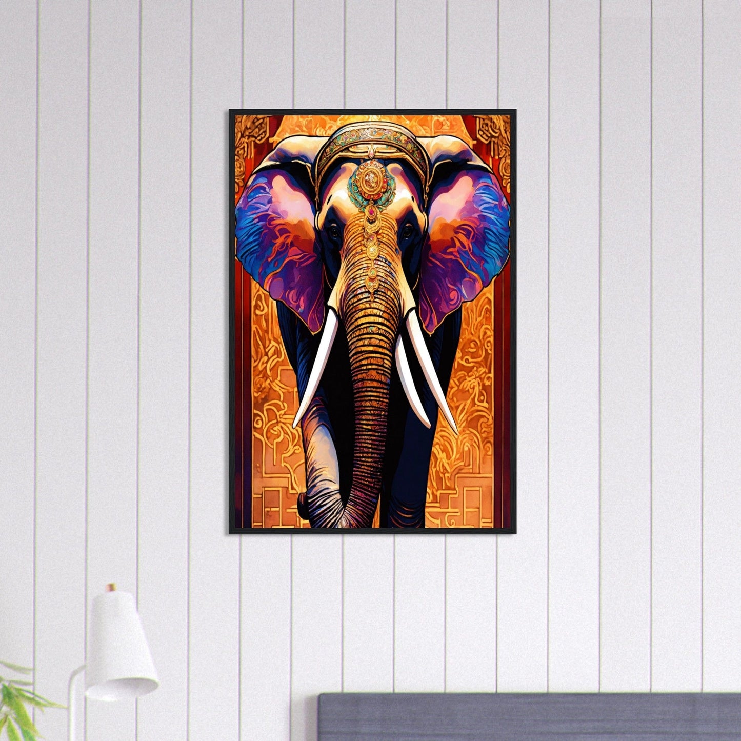 Canvanation Print Material 60x90 cm / 24x36″ Tableau Elephant Rêve Africain