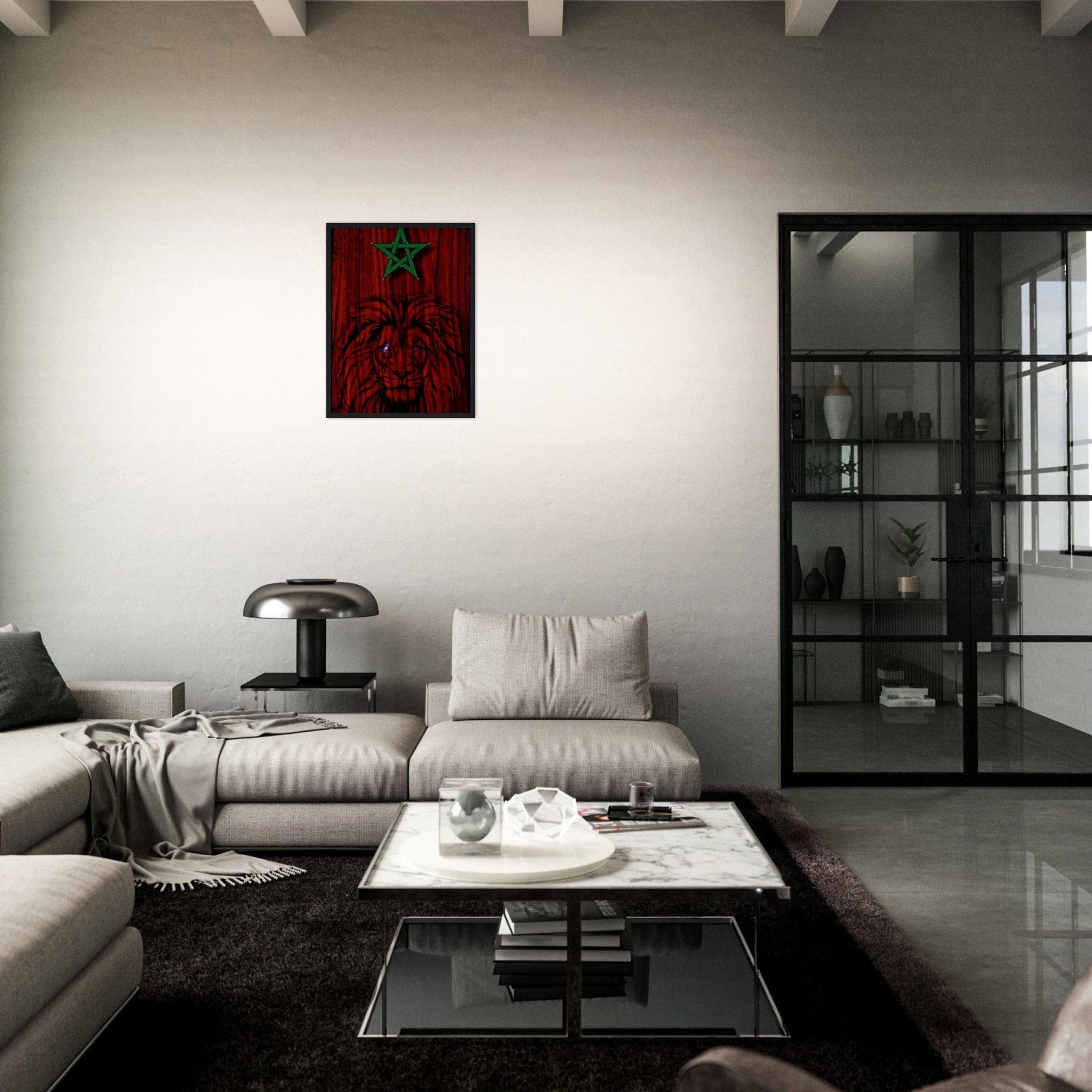 Canvanation Print Material Tableau Marocain Peinture