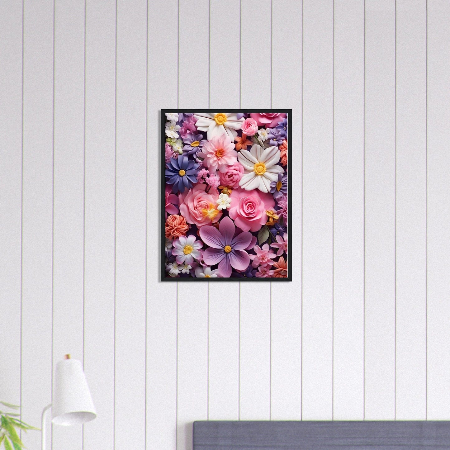 Canvanation Print Material 45x60 cm / 18x24″ Tableau Bouquet de Fleurs Colorés