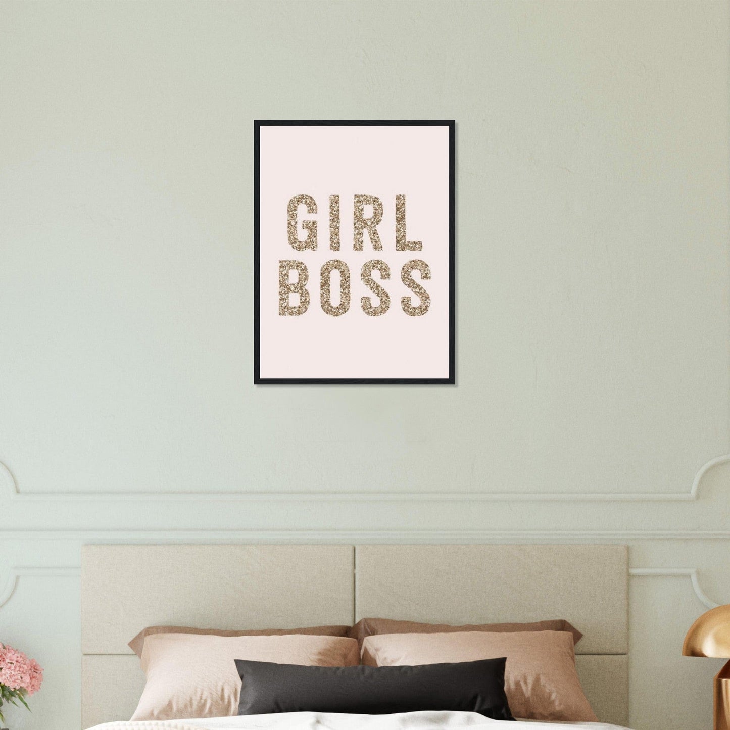 Canvanation Print Material 45x60 cm / 18x24″ Tableau Citation Girl Boss