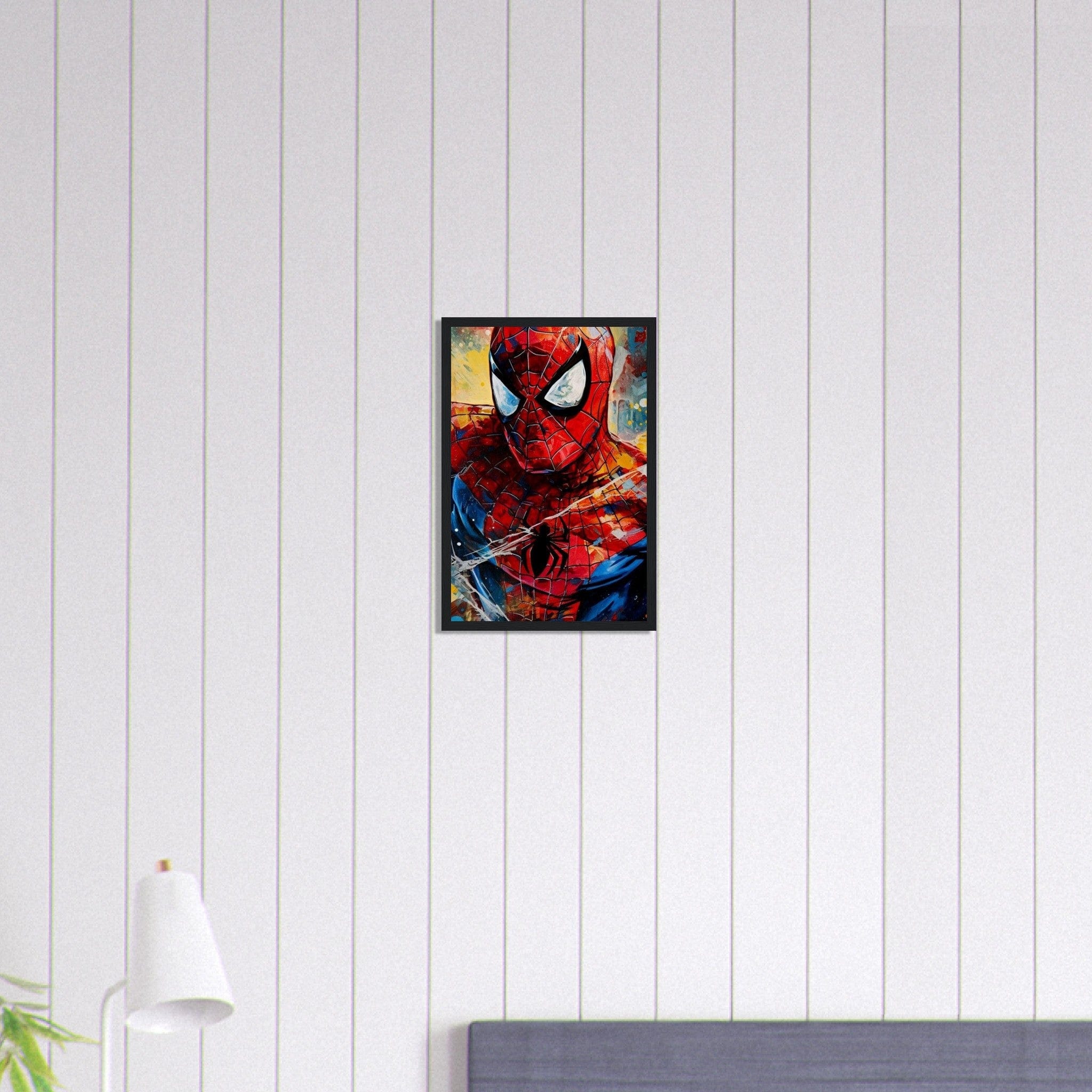 Canvanation Print Material 30x45 cm / 12x18″ Tableau Street Art Spideman Graffiti