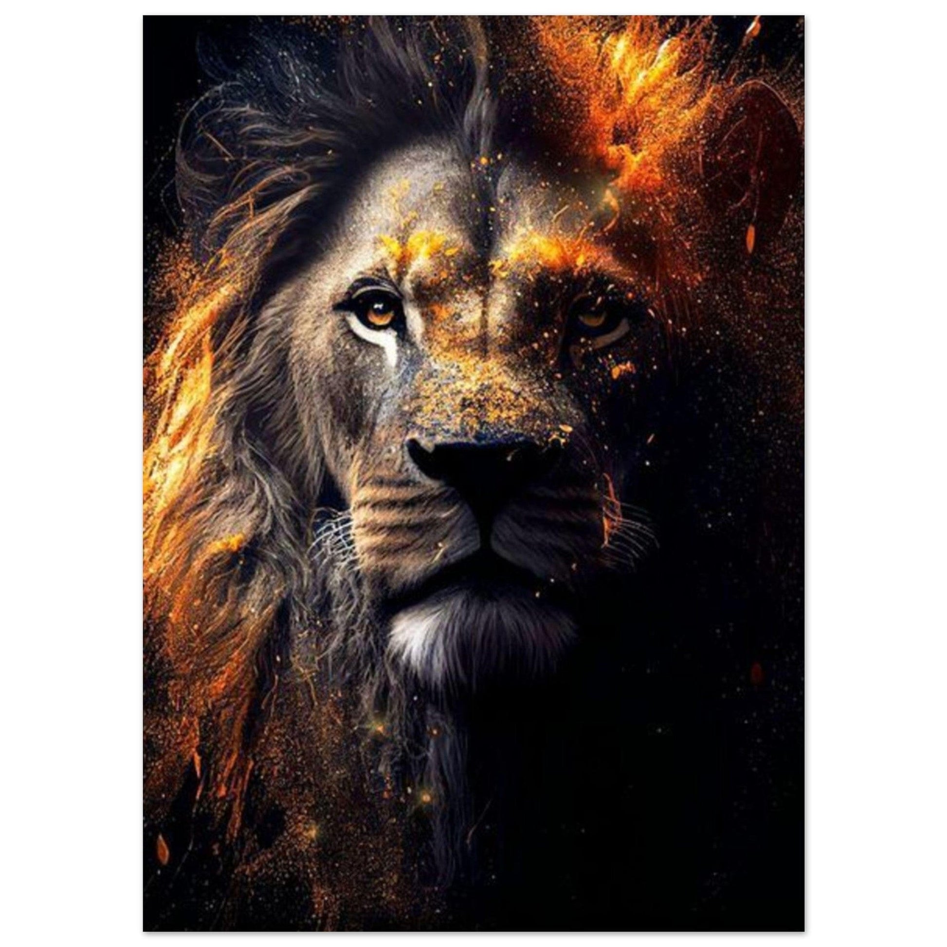 Canvanation Print Material 13x18 cm / 5x7″ Poster Lion Pop Art