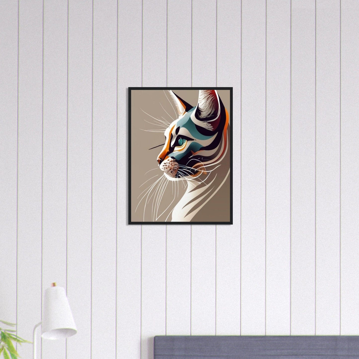 Canvanation Print Material 45x60 cm / 18x24″ Tableau Pop Art Chat Félin