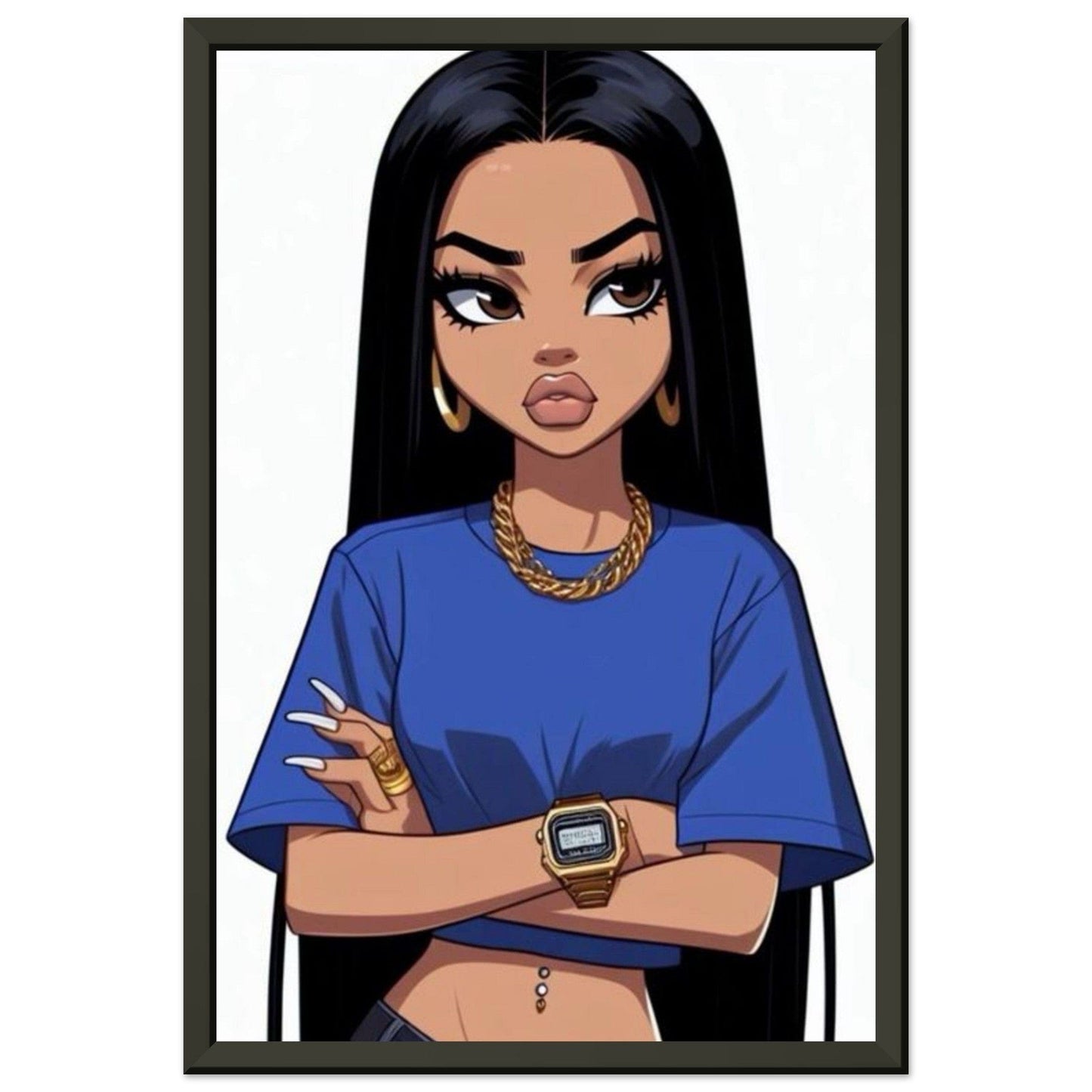 Canvanation Print Material 30x45 cm / 12x18″ Photo Cadre Personnalisé Aluminium Ai