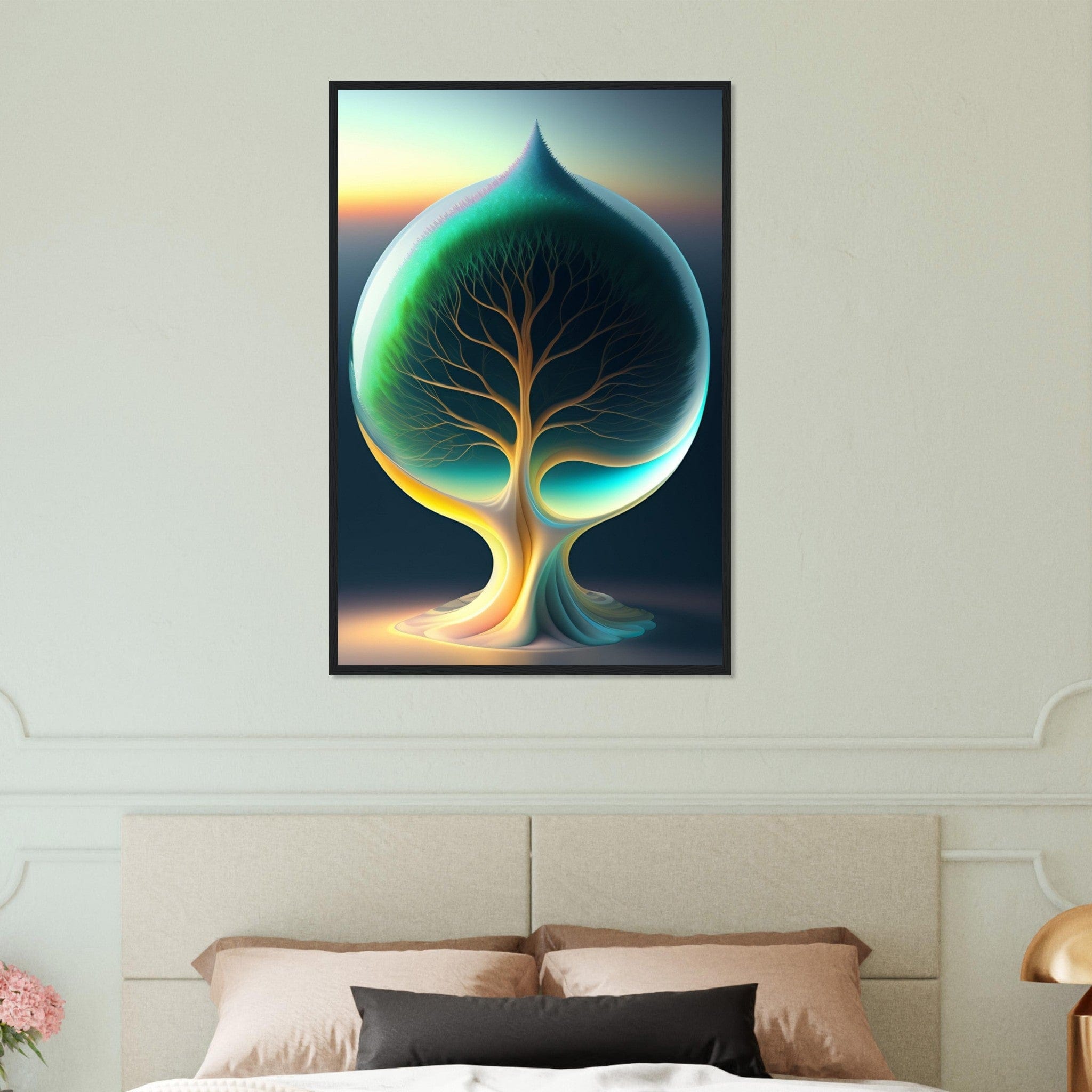 Canvanation Print Material 60x90 cm / 24x36″ Tableau Abstrait Arbre De Vie