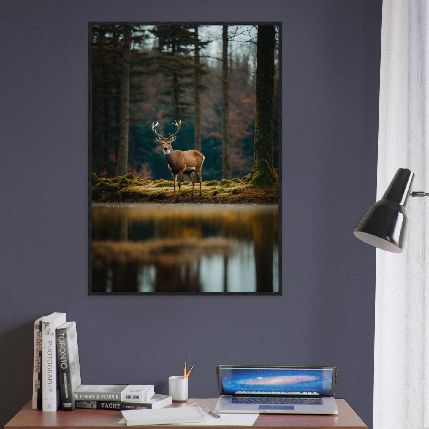 Canvanation Print Material Tableau Cerf L’Éclat de l’Automne