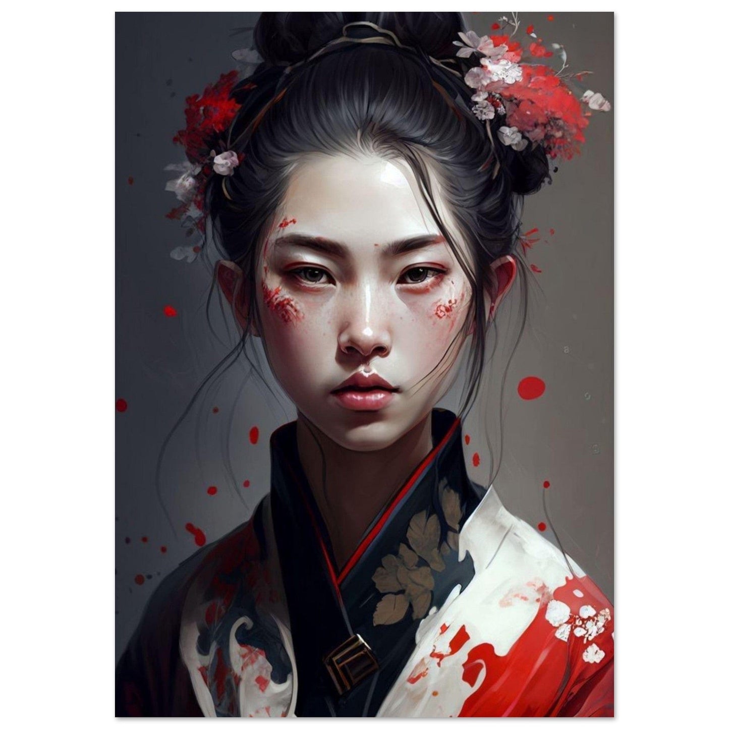 Gelato Print Material A0 (84.1 x 118.9  cm) Peinture Portrait De Femme