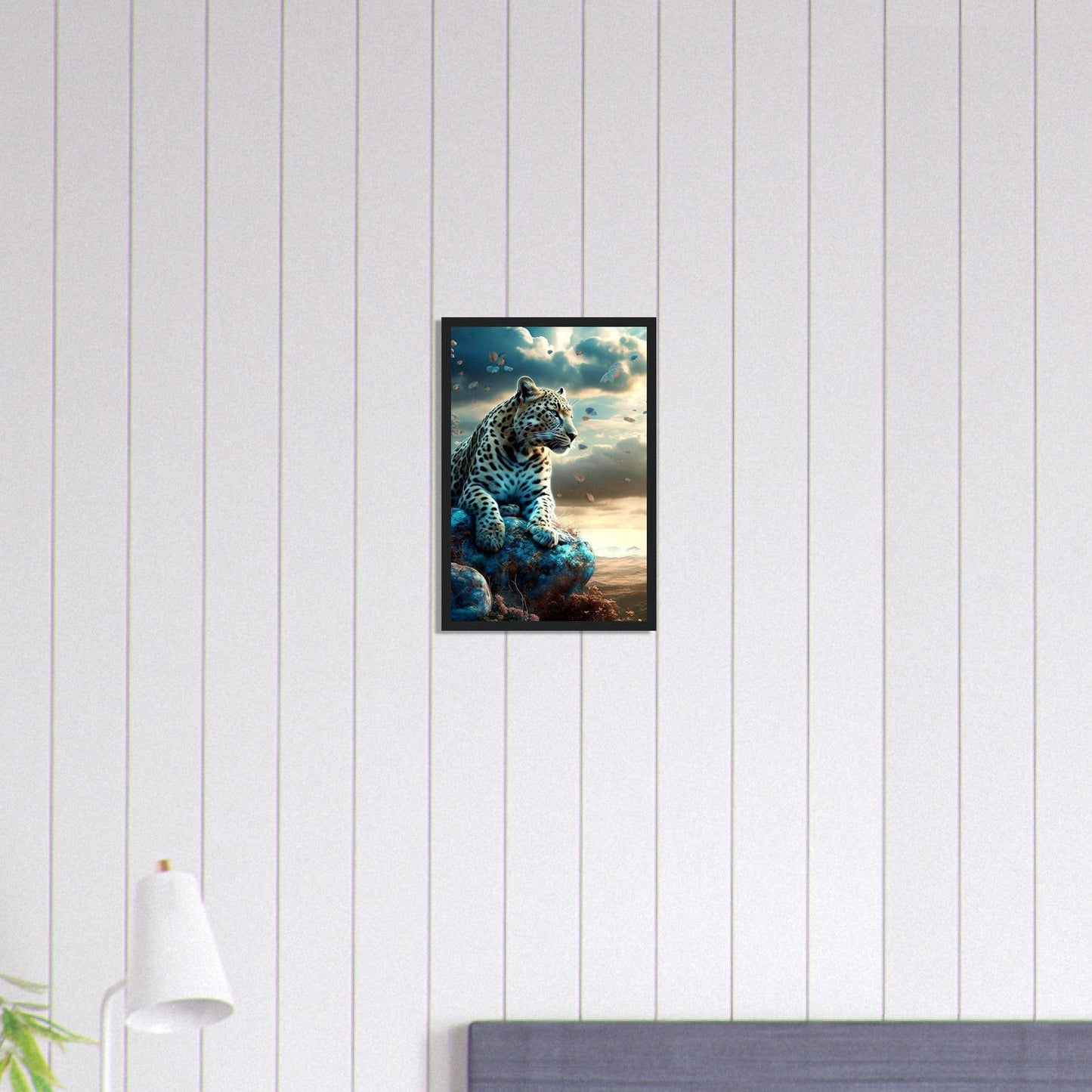 Canvanation Print Material 30x45 cm / 12x18″ Tableau Panthère Blanche