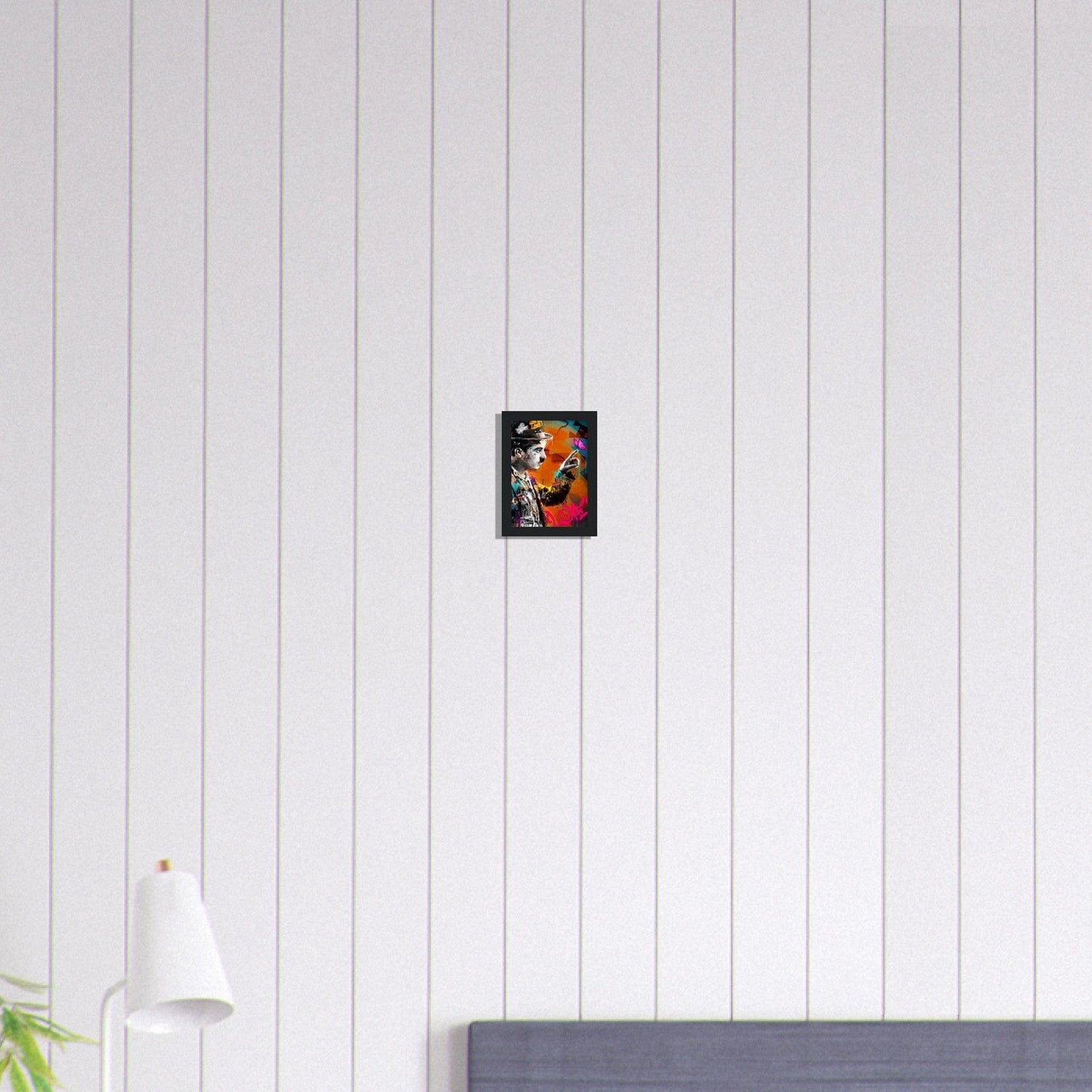 Canvanation Print Material 13x18 cm / 5x7″ Tableau Street Art Charlie Chaplin