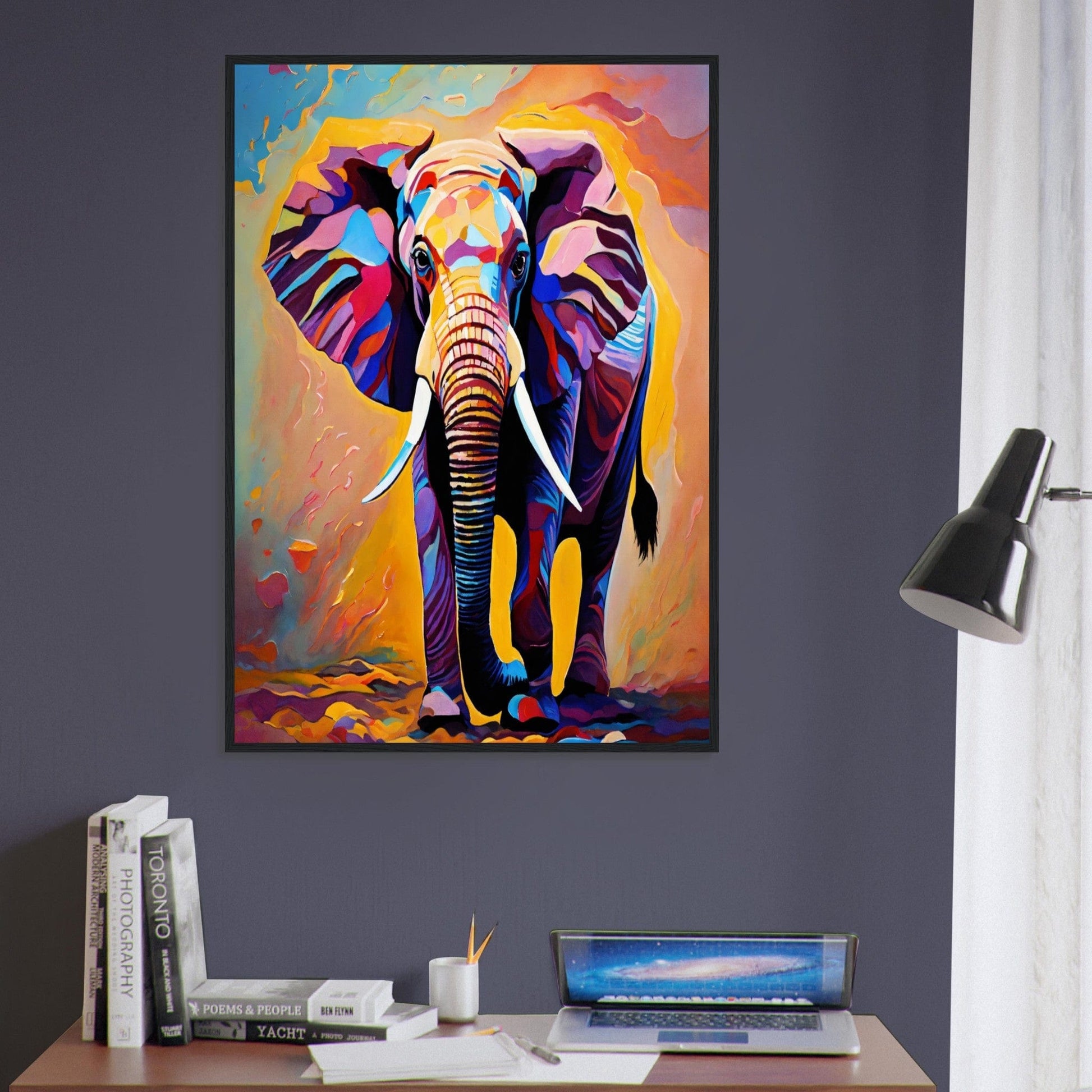 Canvanation Print Material Tableau Elephant Poids Du Monde