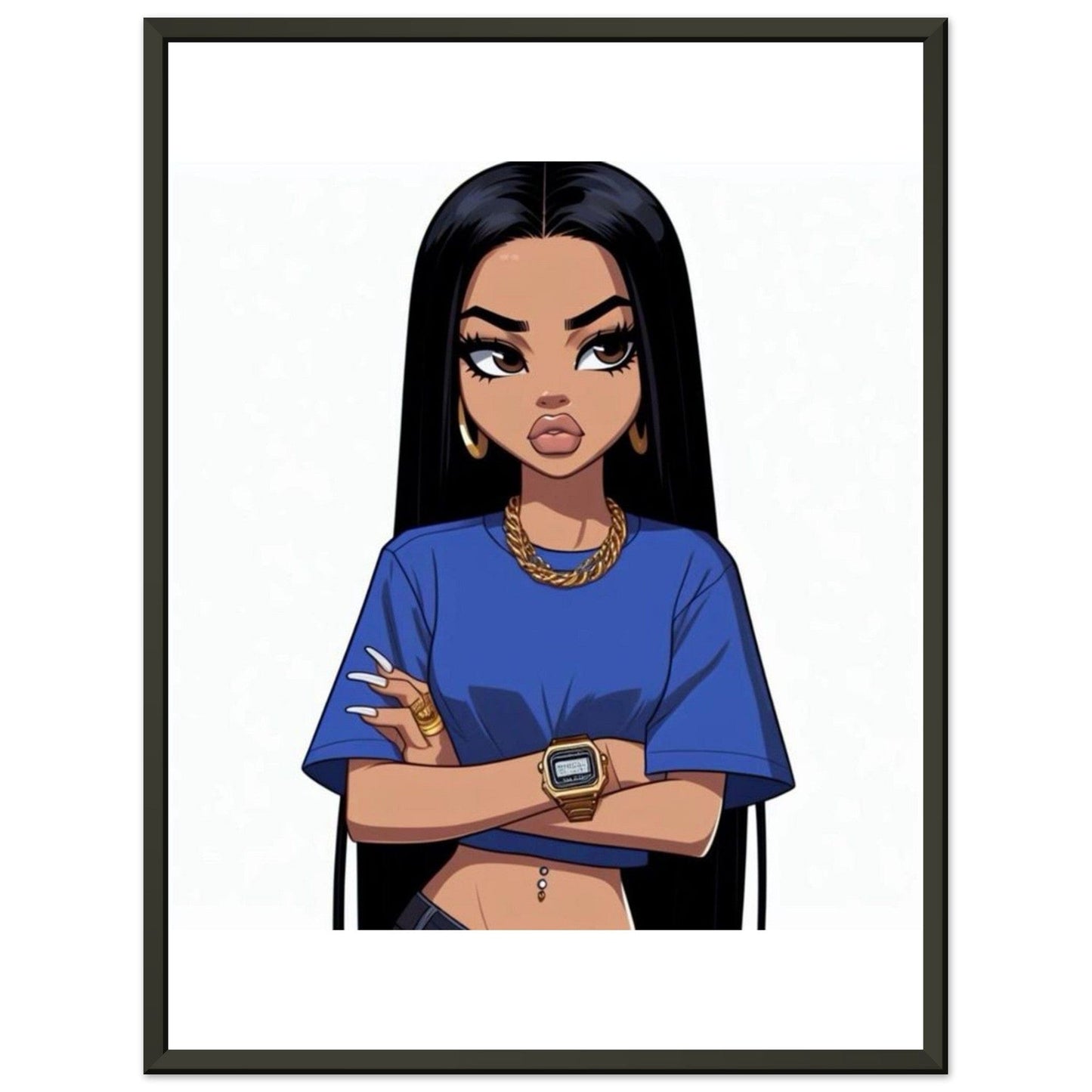 Canvanation Print Material 45x60 cm / 18x24″ Cadre Photo Personnalisé Aluminium AI