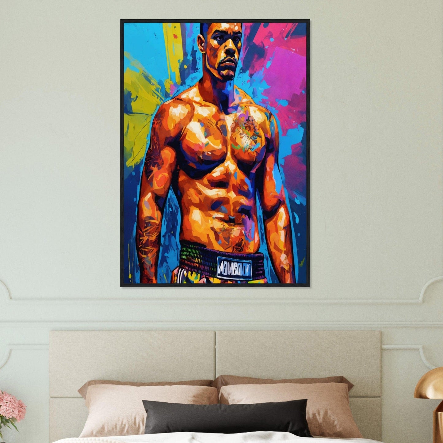 Canvanation Print Material 70x100 cm / 28x40″ Tableau Boxe Liam