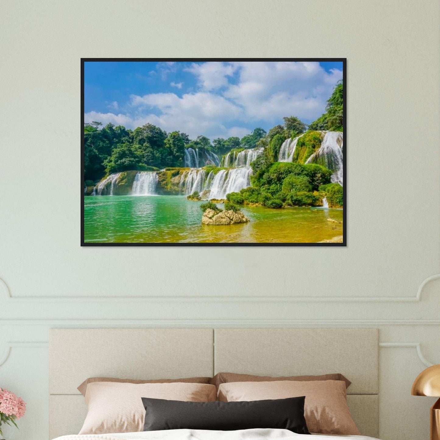 Gelato Print Material Tableau Panoramique Chute D'eau