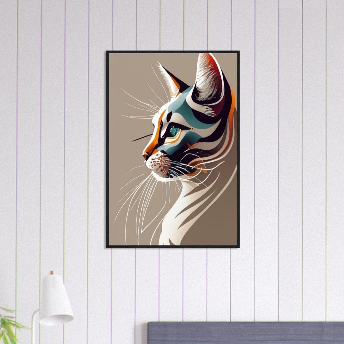 Canvanation Print Material 60x90 cm / 24x36″ Tableau Pop Art Chat Félin
