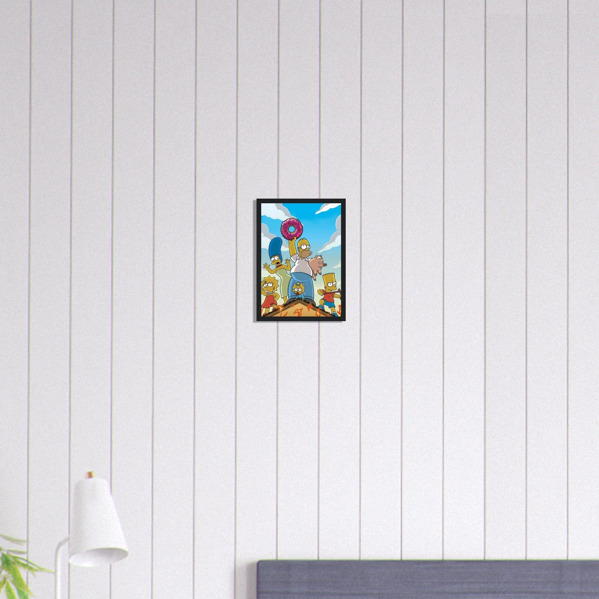 Canvanation Print Material A4 21x29.7 cm / 8x12″ Tableau La famille Simpson
